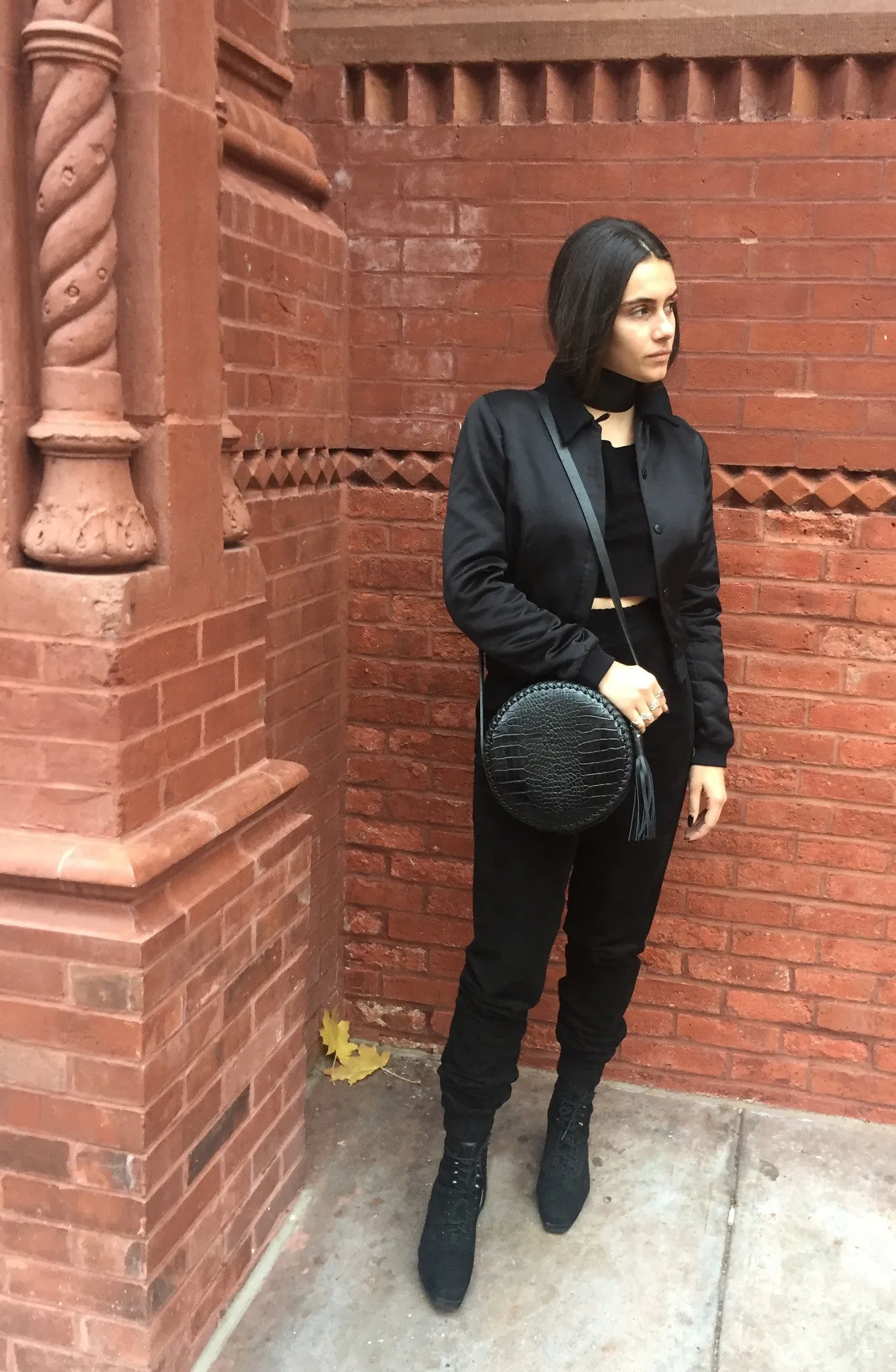Embossed Croc Canteen Bag