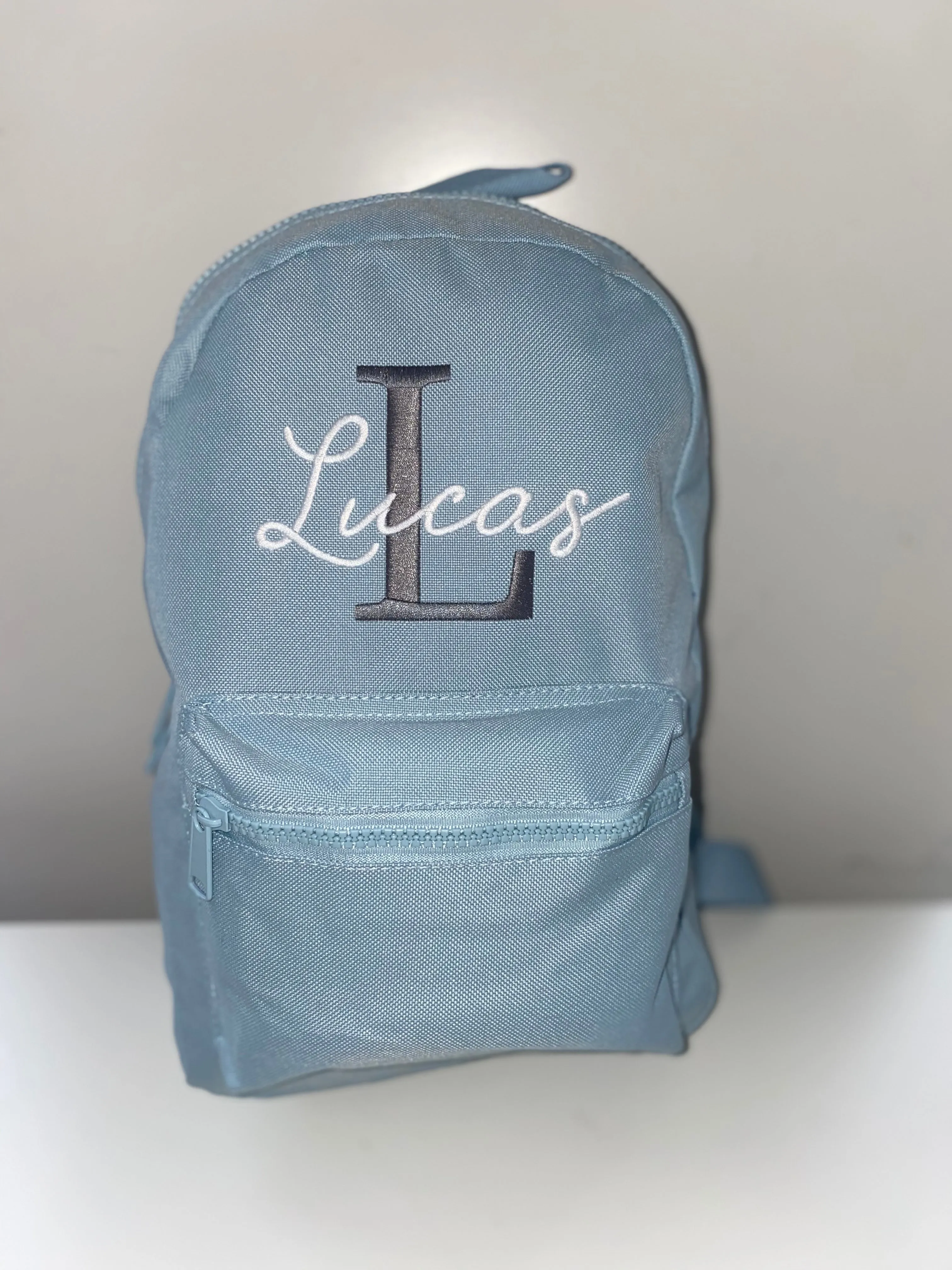 Embroidered Backpack - Initial & Name