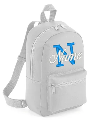 Embroidered Backpack - Initial & Name