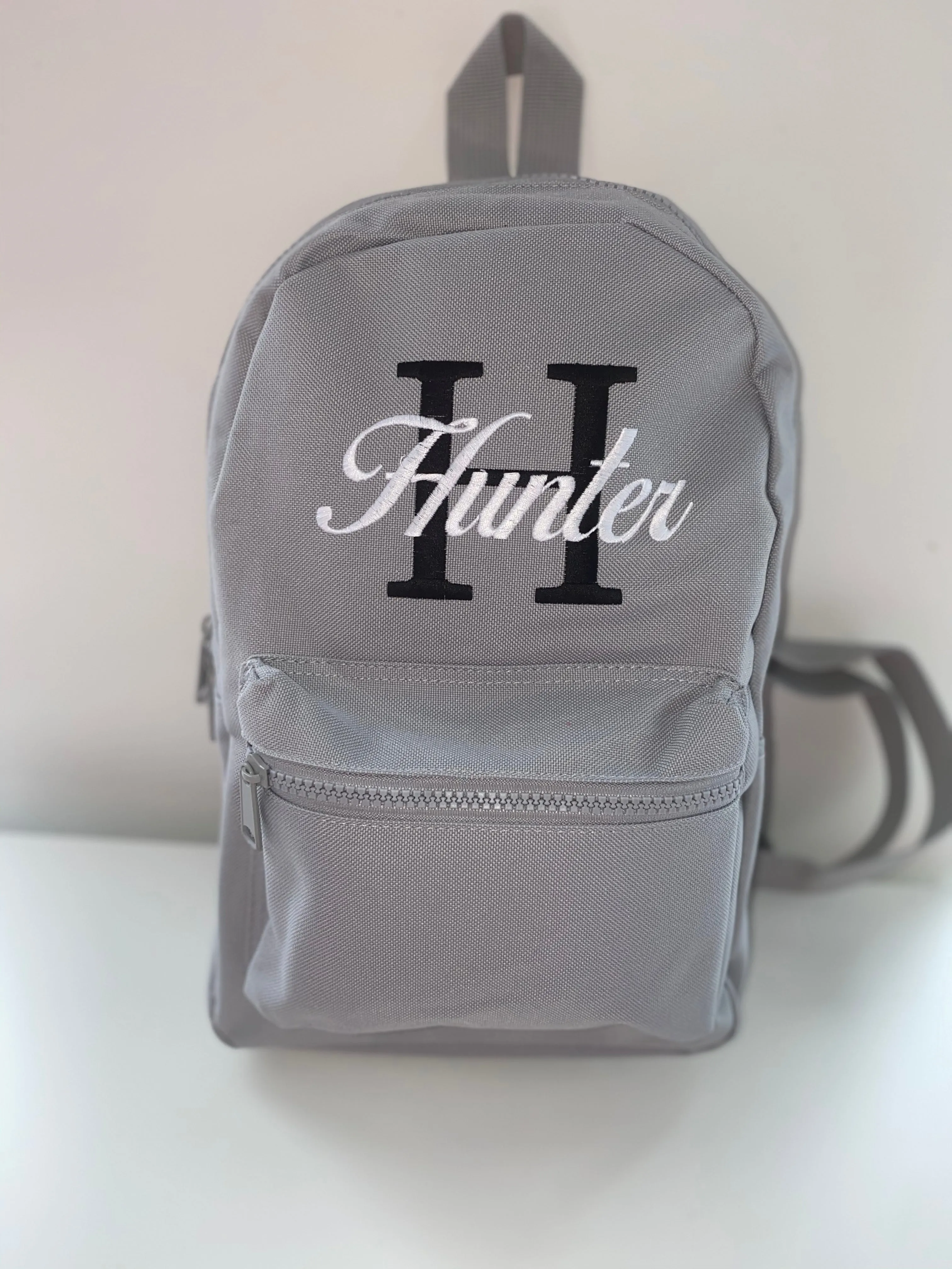 Embroidered Backpack - Initial & Name