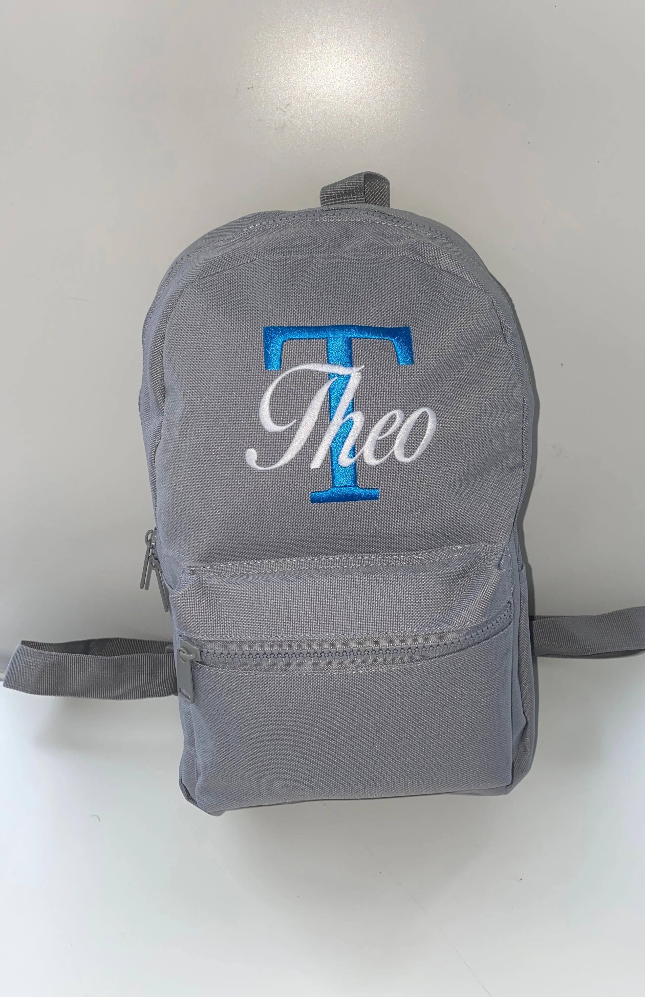 Embroidered Backpack - Initial & Name