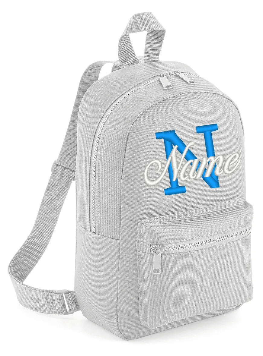 Embroidered Backpack - Initial & Name