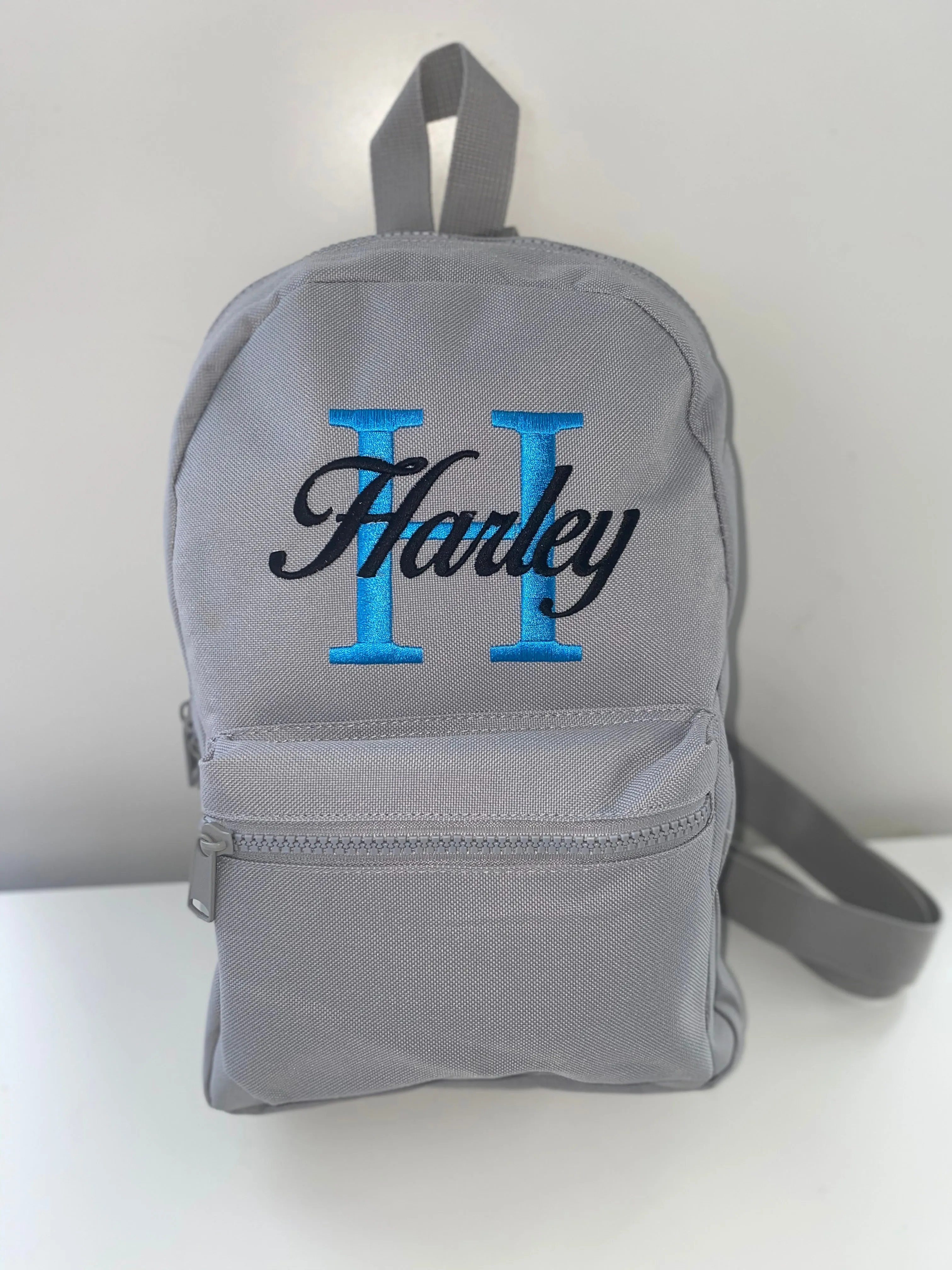 Embroidered Backpack - Initial & Name