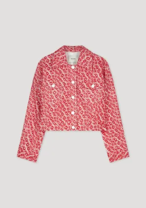 Embroidered Floral Denim Jacket