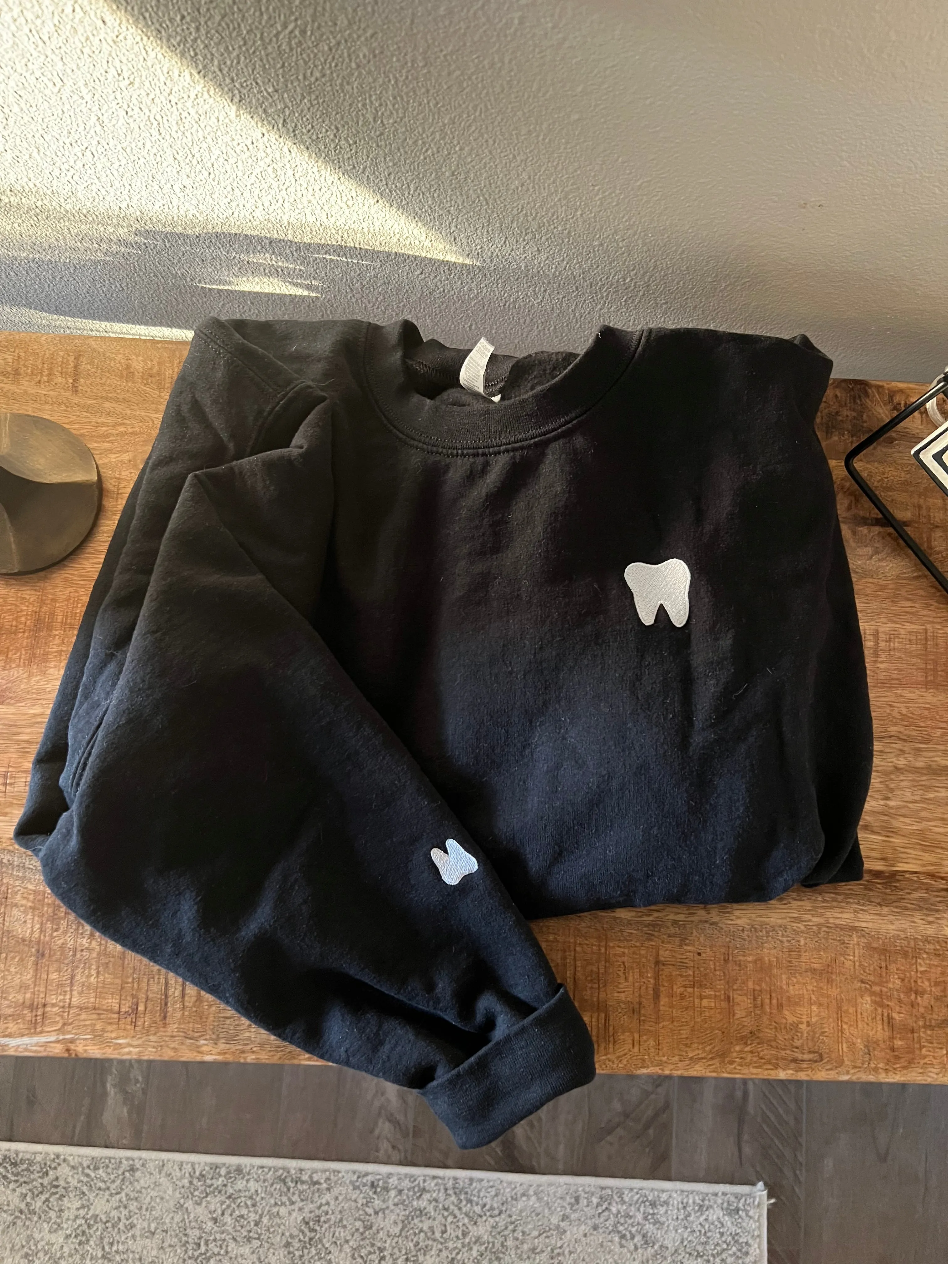Embroidered Tooth Sweatshirt