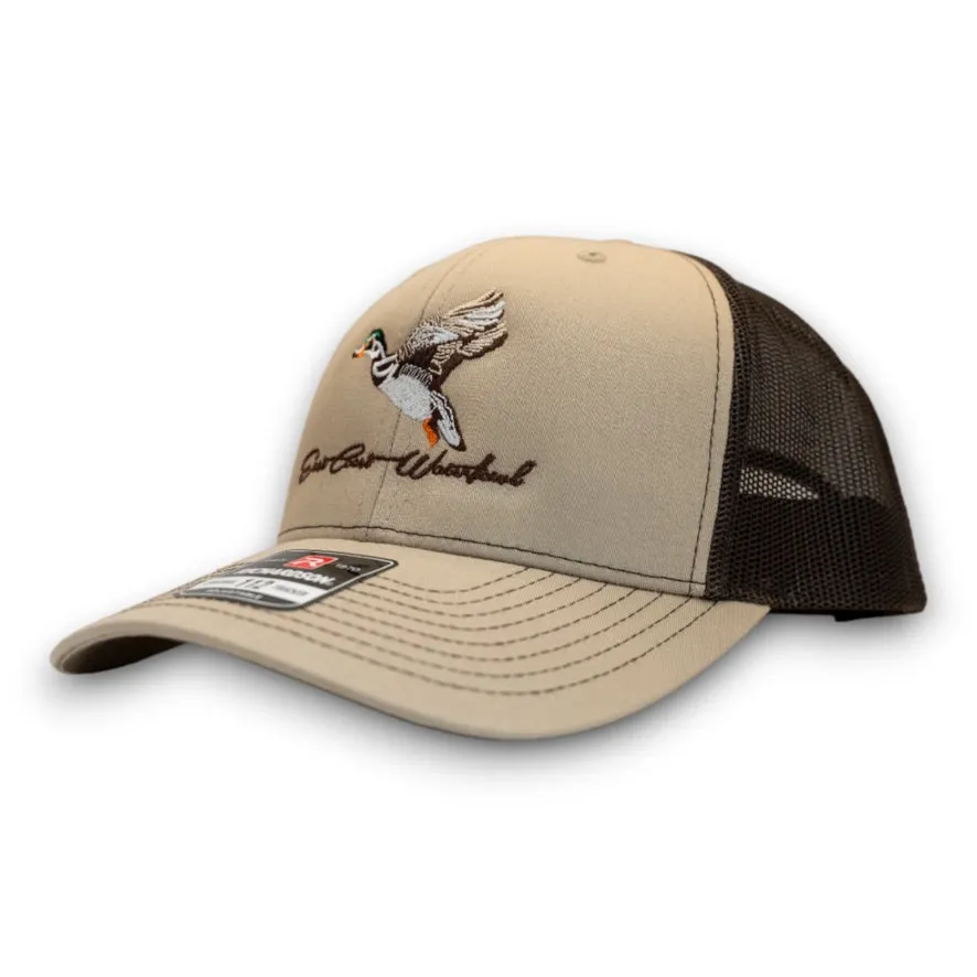 Embroidered Woodie Logo Snapback Hat