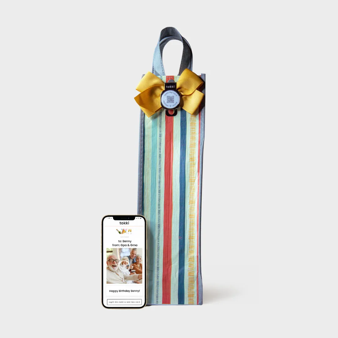 Empower | Medium | Reusable Gift Bag   QR Greeting Card