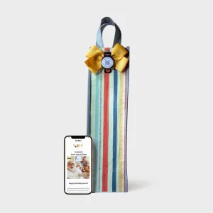 Empower | Wine | Reusable Gift Bag   QR Greeting Card