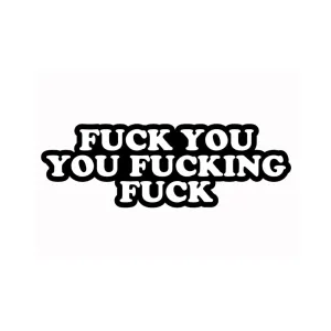 Enamel Pin: Fuck You, You Fucking Fuck