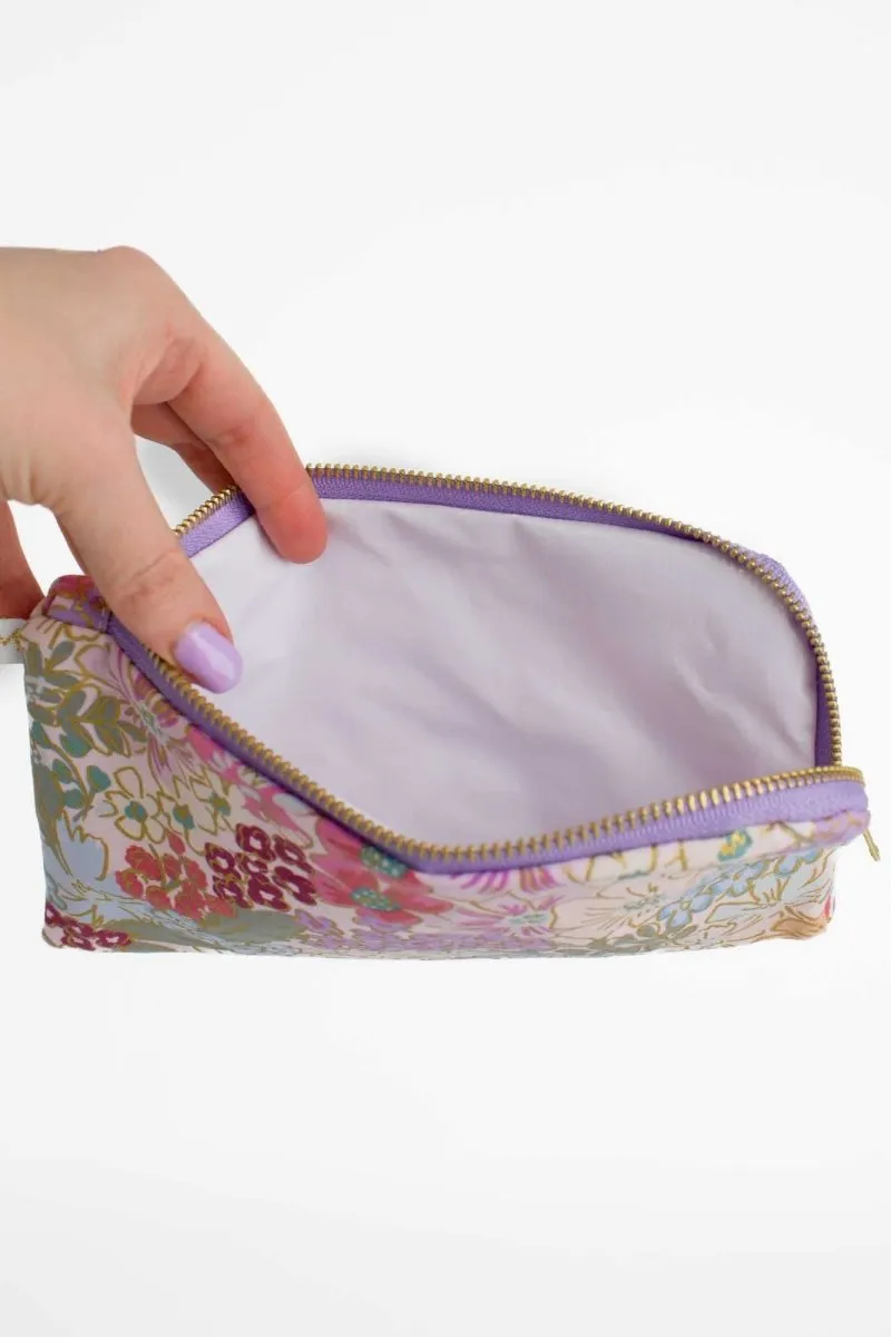 English Rose Canvas Everyday Plus Travel Pouch