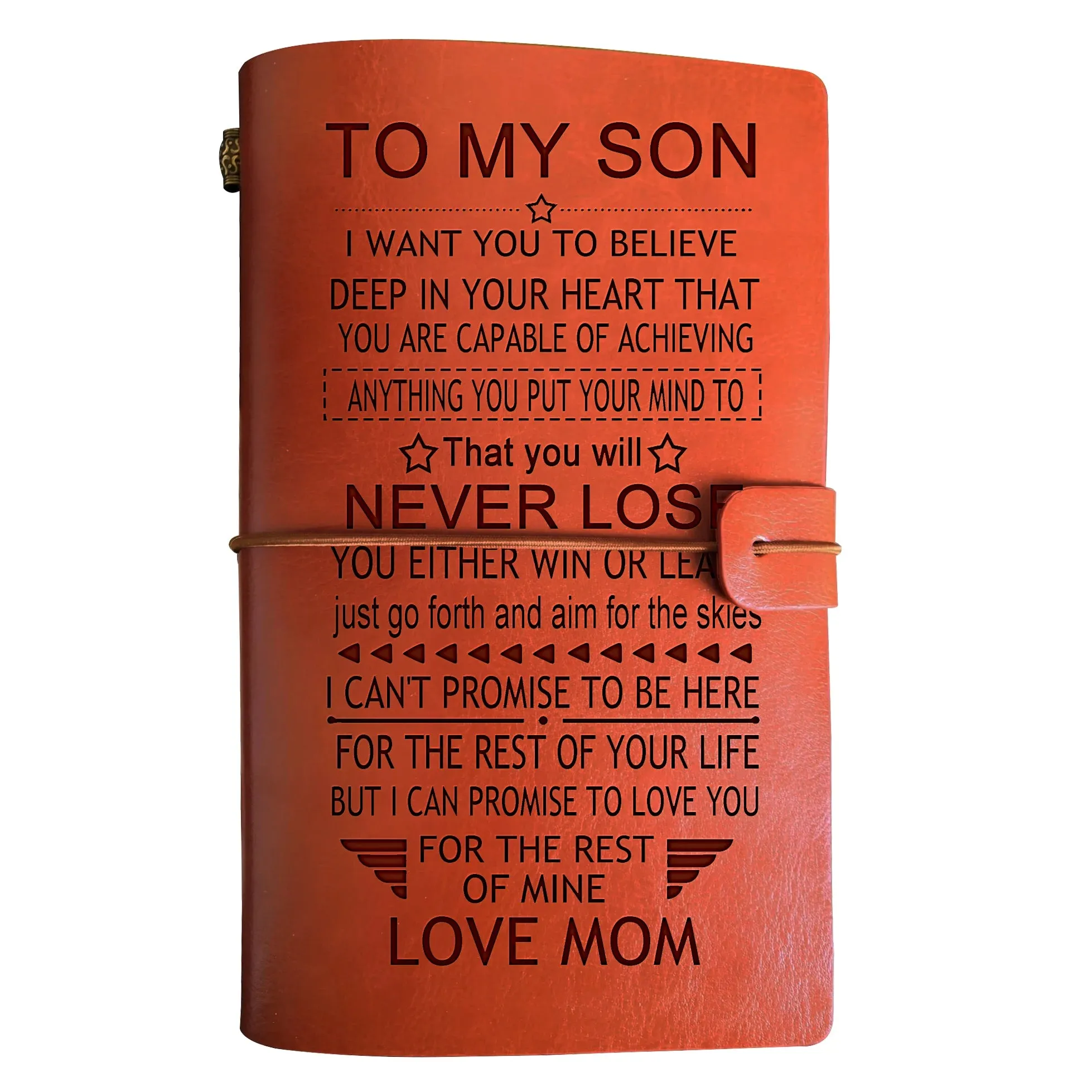 Engraved Leather Journal Custom Branding Personalized Gifts For Women Daughter Girlfriend BJ001 A6 Notebook Diary Dropshipping