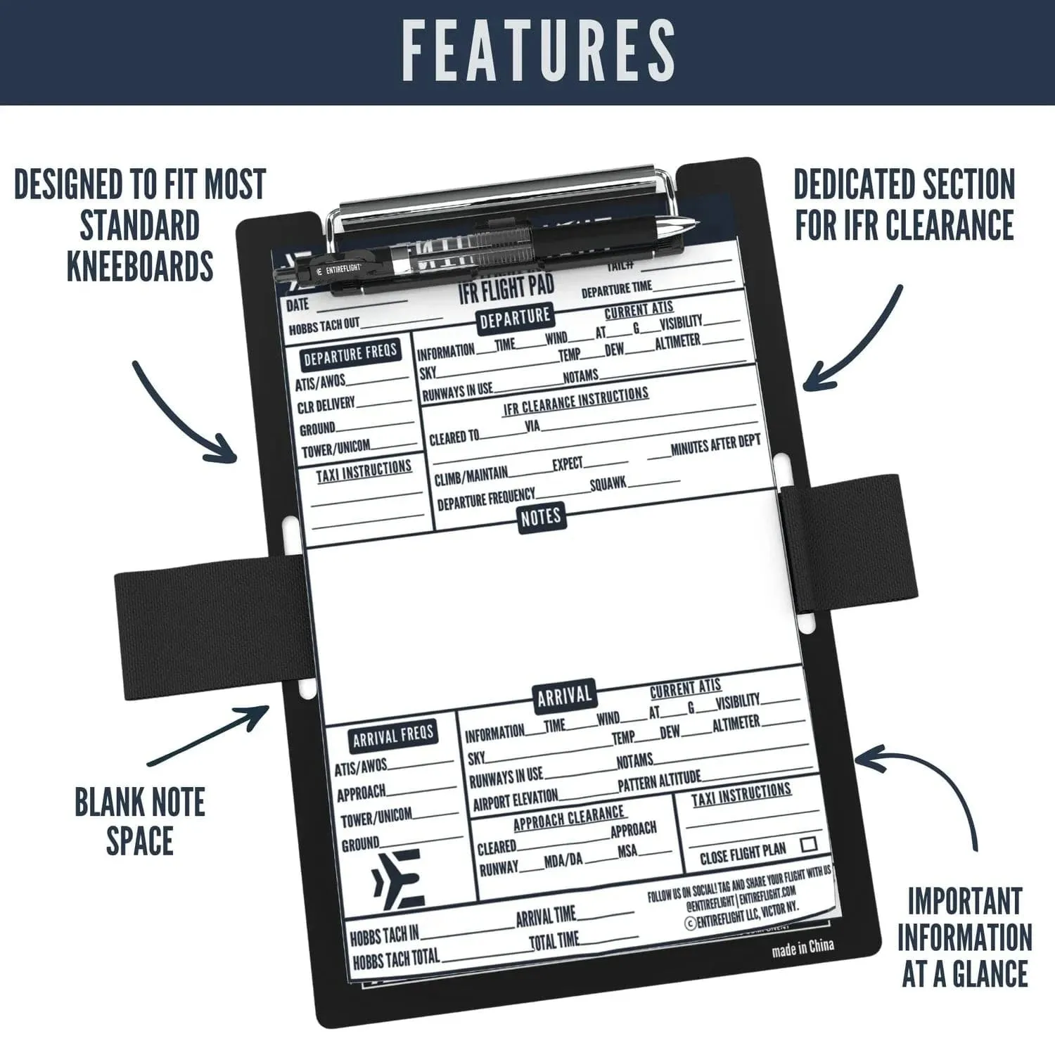 EntireFlight IFR Flight Pad 3-Pack: Perfecting Your Instrument Flight Experience