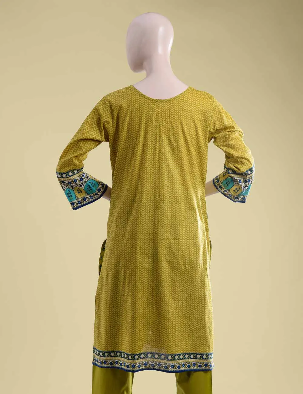 ET-2B - Royalism  |  Unstitched Printed &amp; Embroidered Cambric Dress
