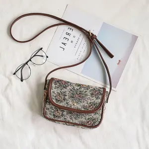 Ethnic Embroidered Canvas Bag（Adjustable length）
