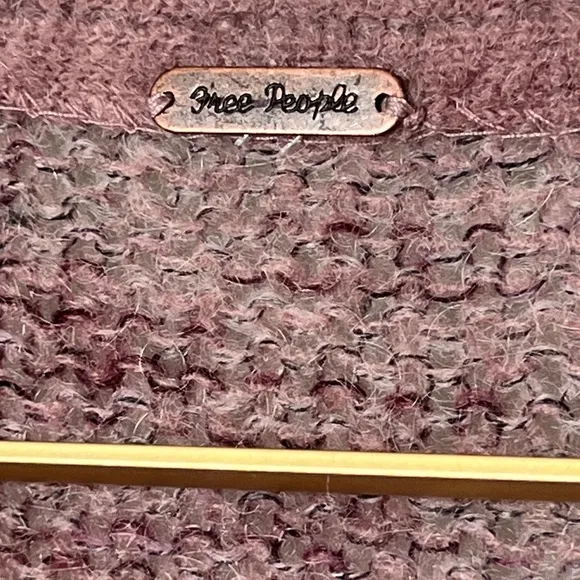 EUC Free People Stella Softly Oversized Boho Alpaca MohairSweater, Size Medium