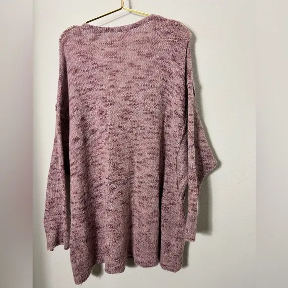 EUC Free People Stella Softly Oversized Boho Alpaca MohairSweater, Size Medium