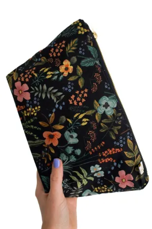 Evening Wildflower Canvas Maxx Toiletry Bag