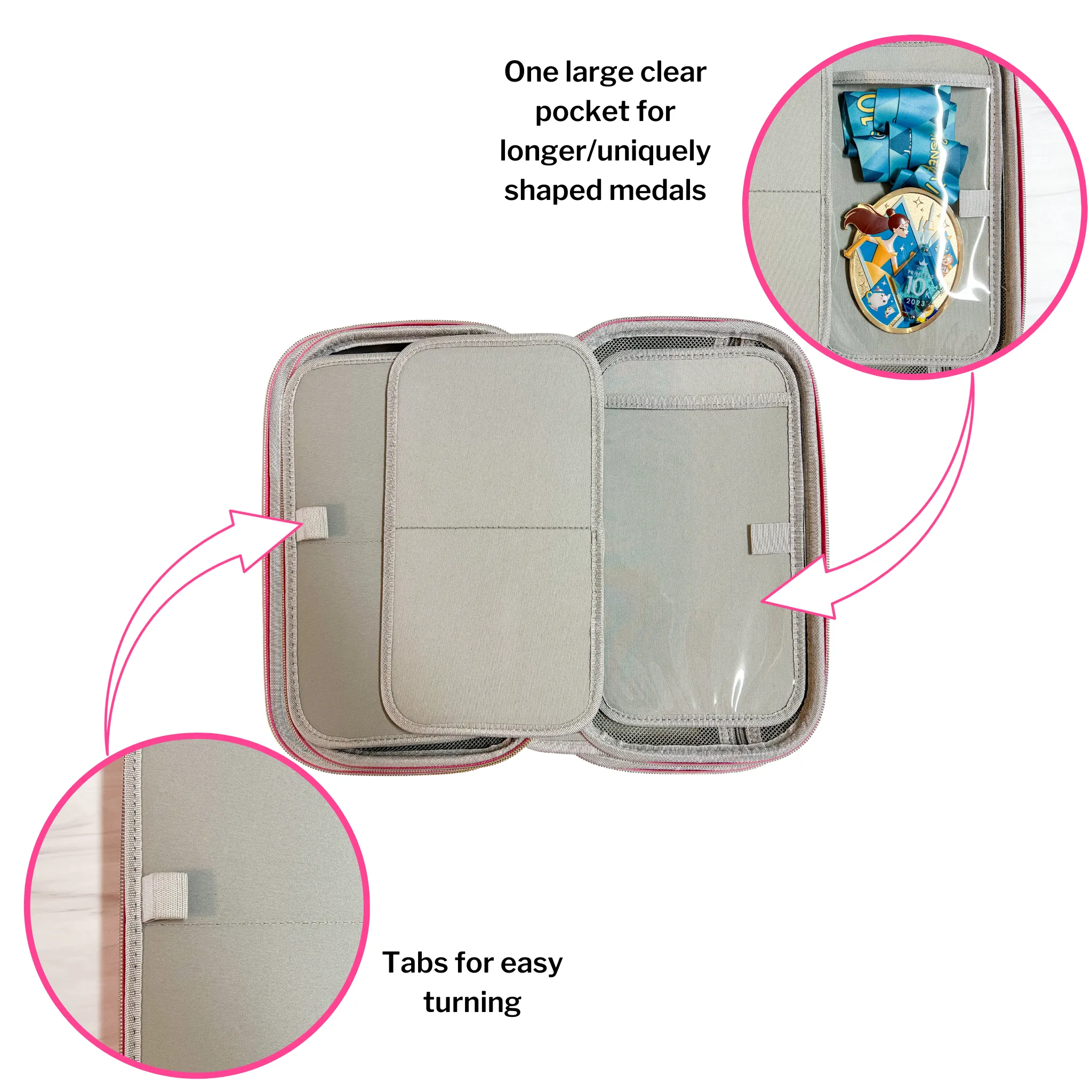 Every Mile is Magic Large Travel Medal Case - Blue