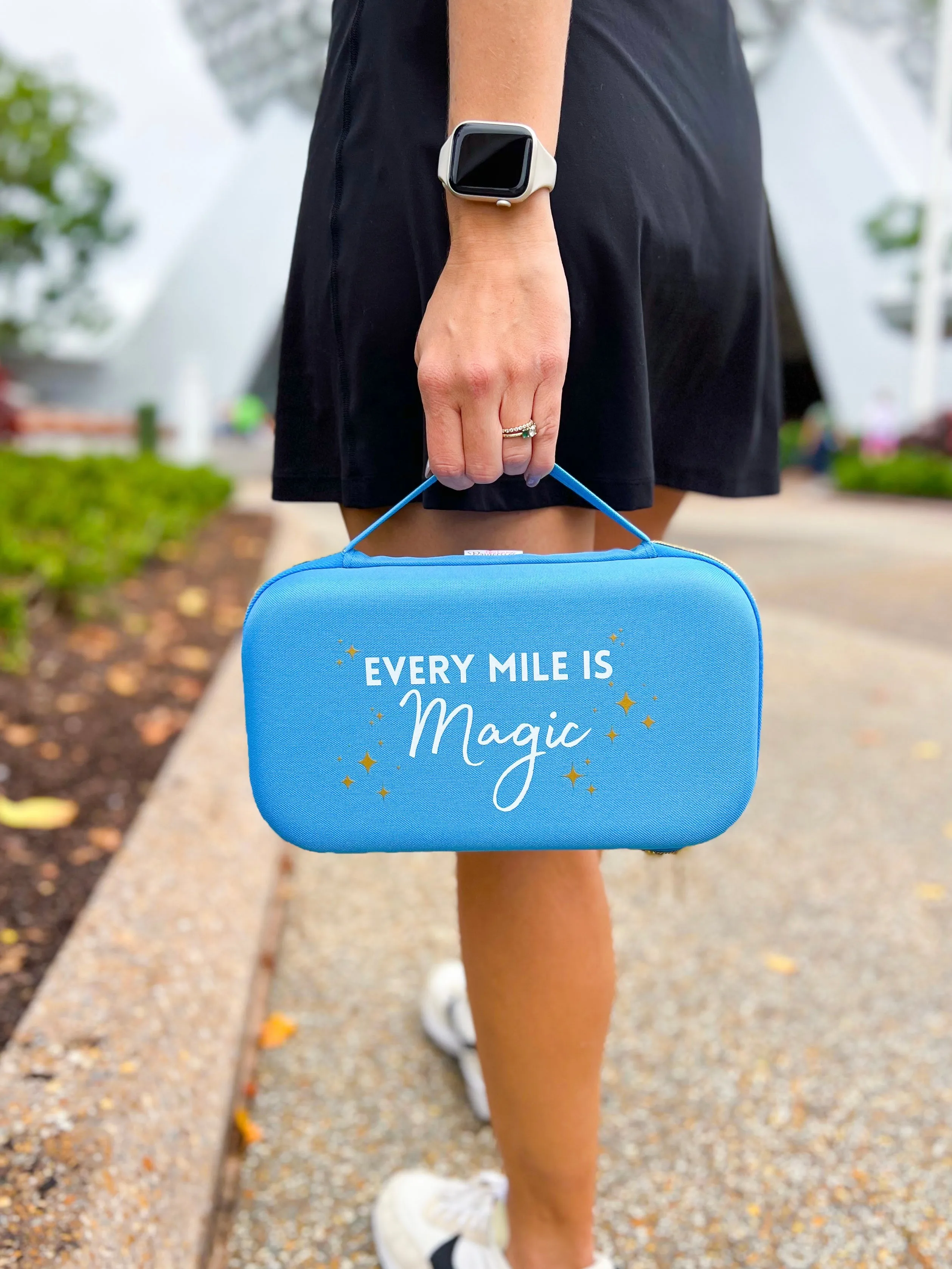 Every Mile is Magic Large Travel Medal Case - Blue