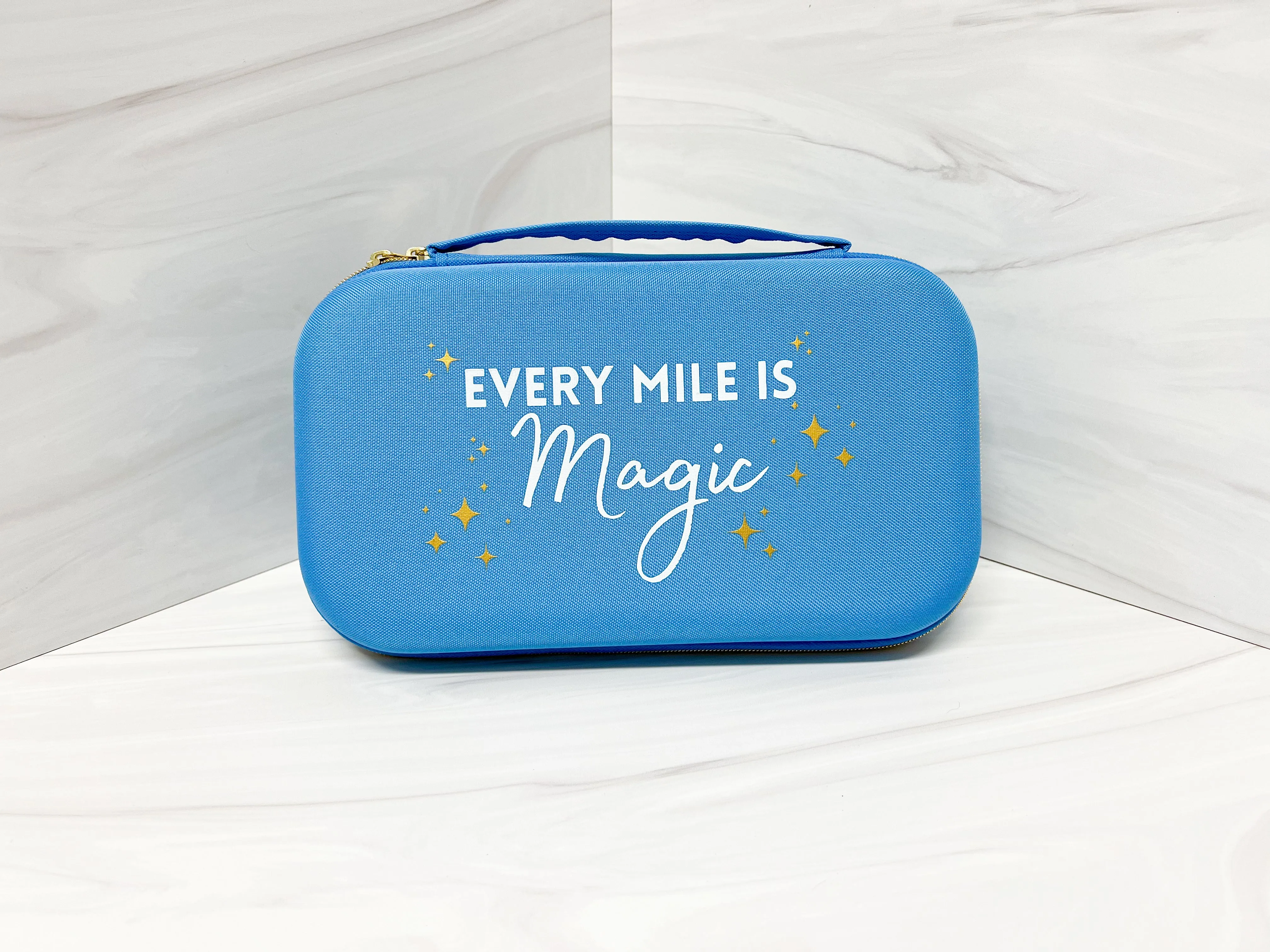 Every Mile is Magic Large Travel Medal Case - Blue