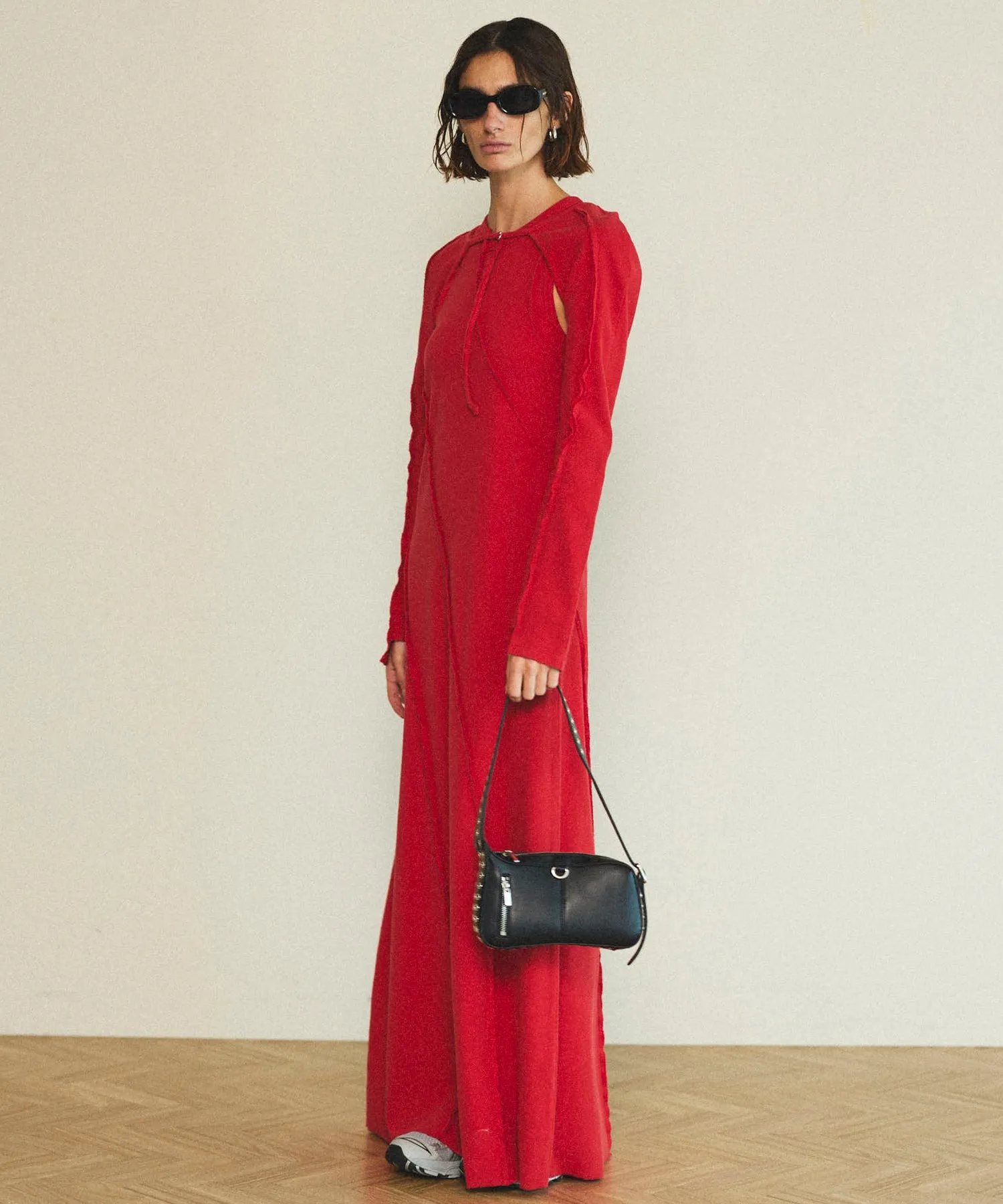 Eyelet Round Shoulder Bag