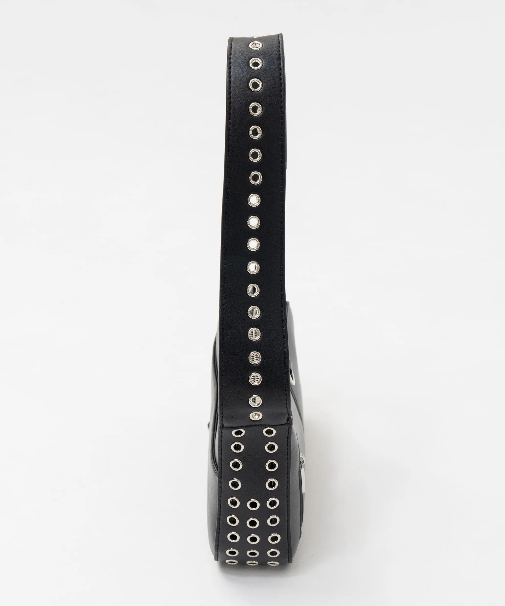 Eyelet Round Shoulder Bag