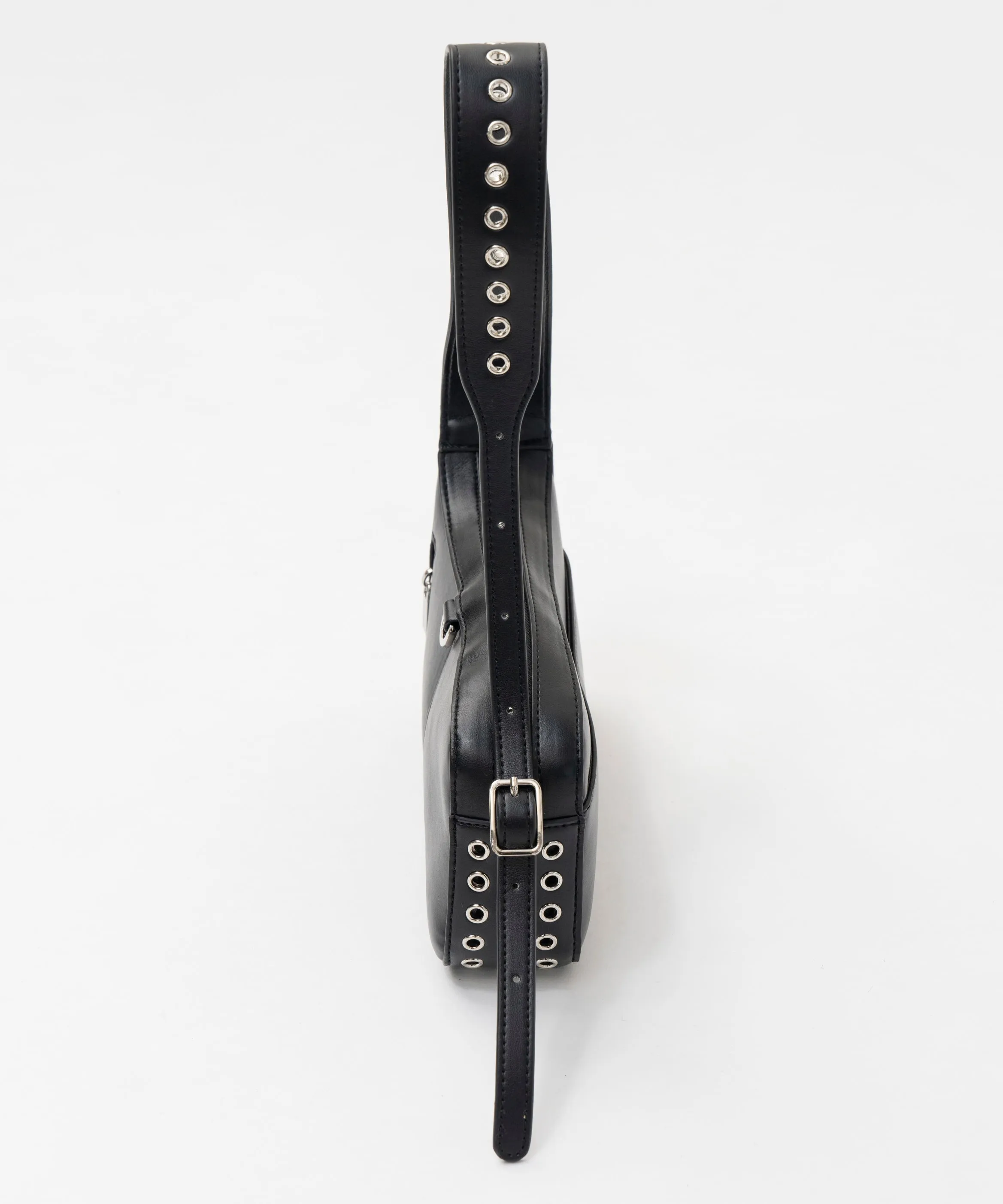 Eyelet Round Shoulder Bag