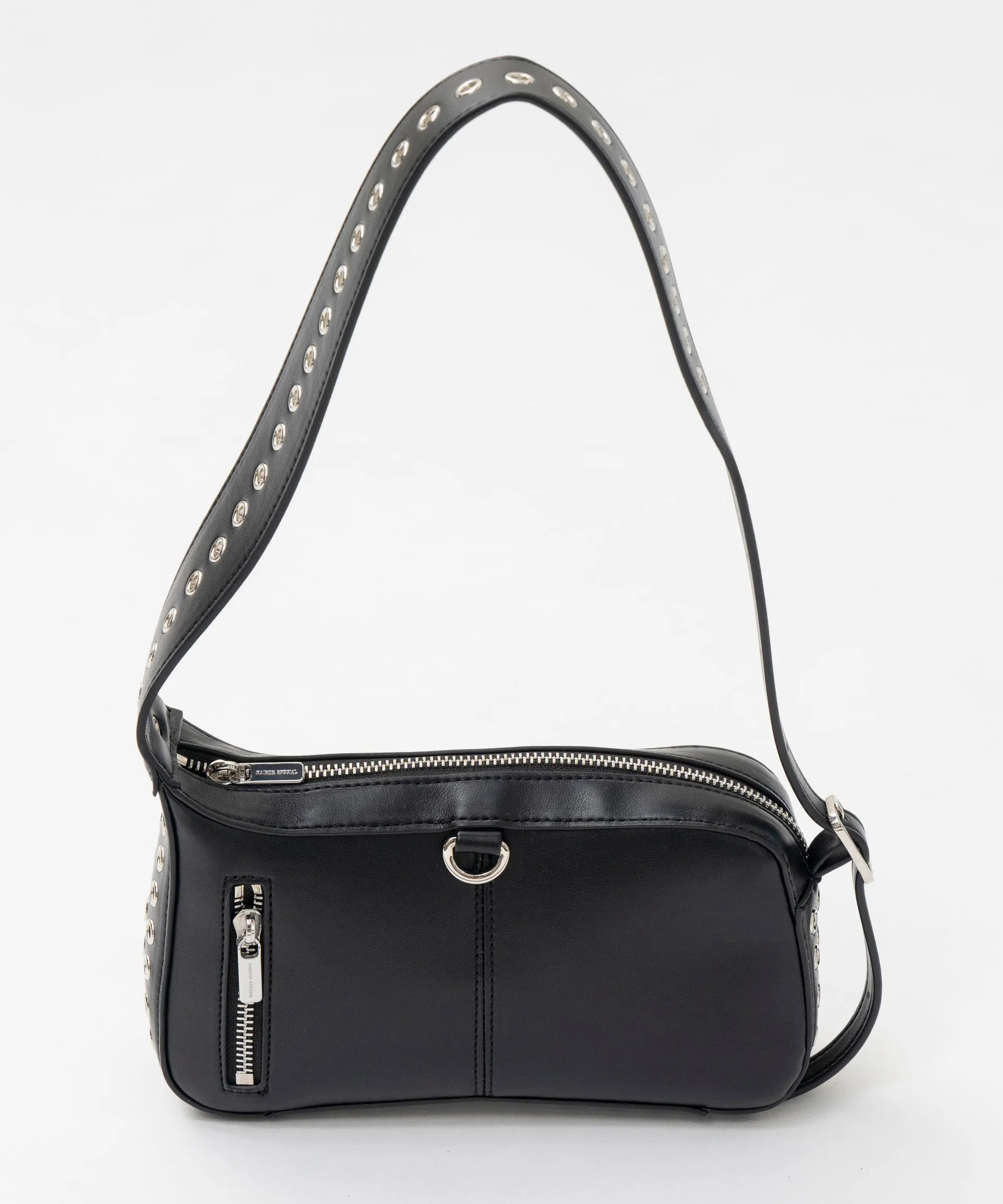 Eyelet Round Shoulder Bag