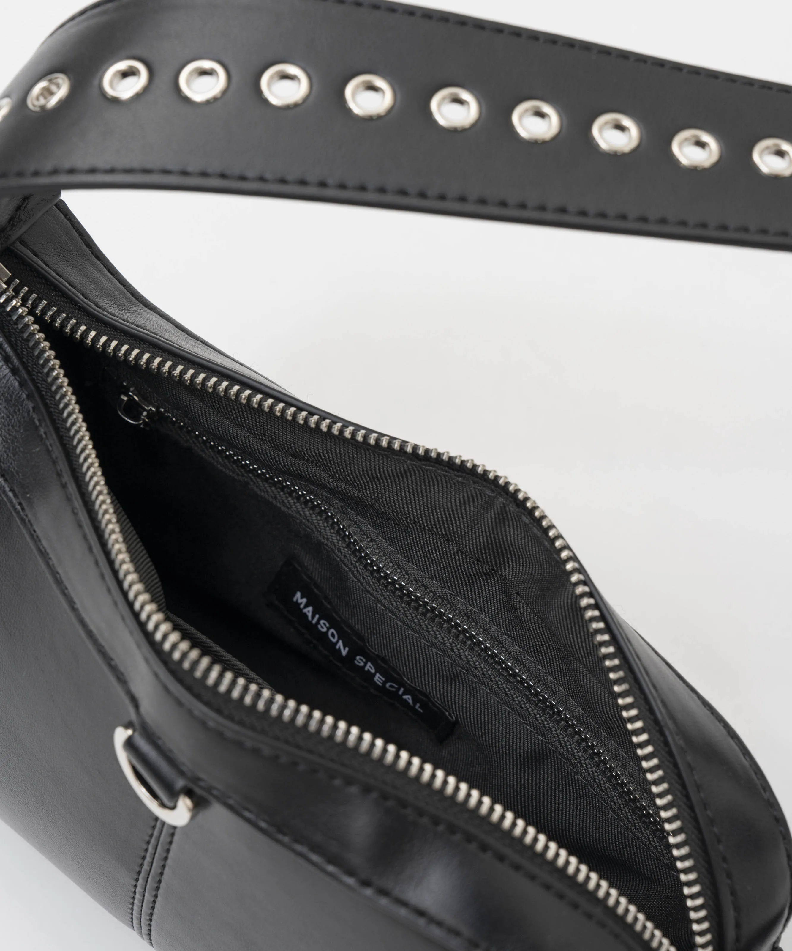 Eyelet Round Shoulder Bag