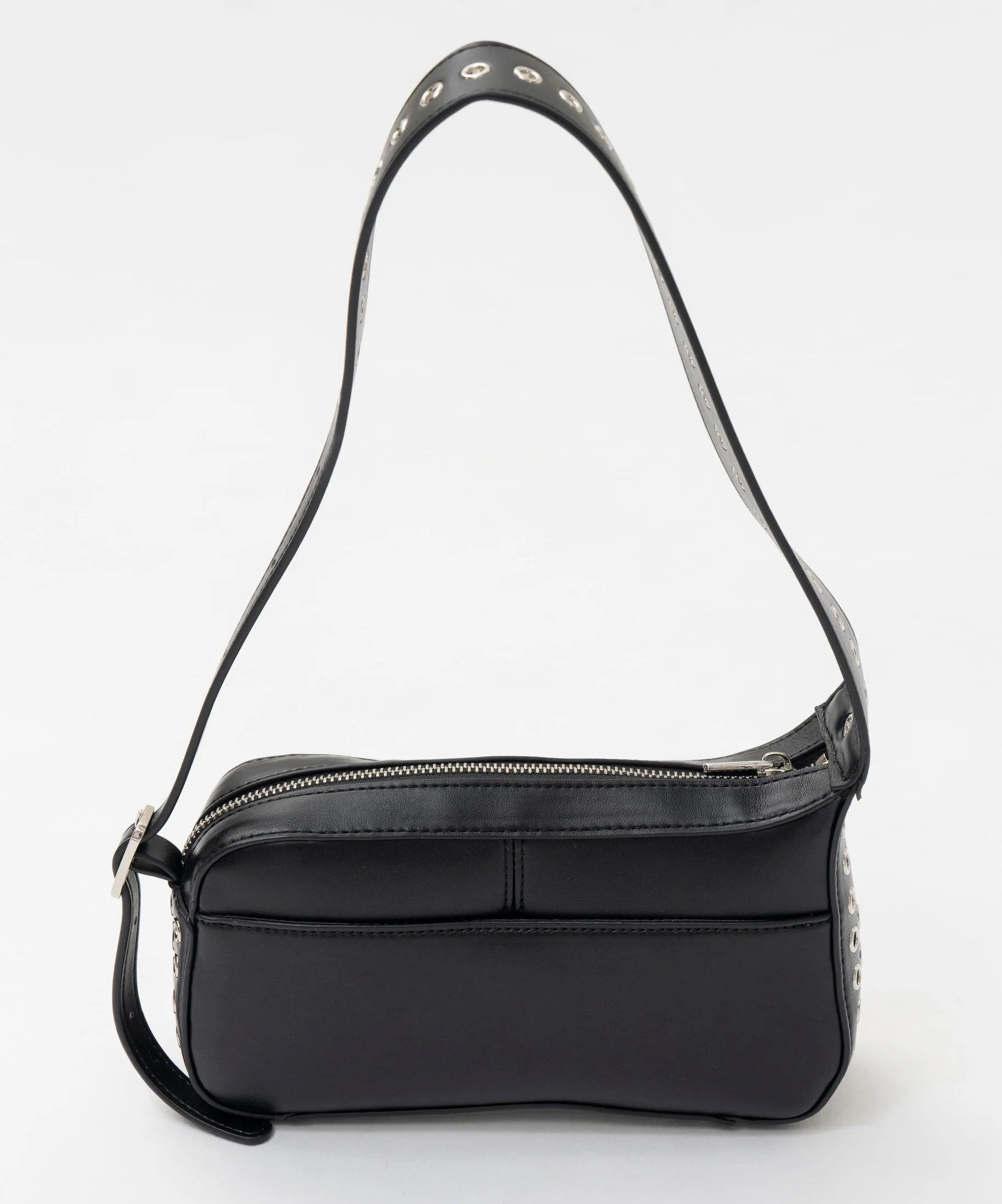 Eyelet Round Shoulder Bag