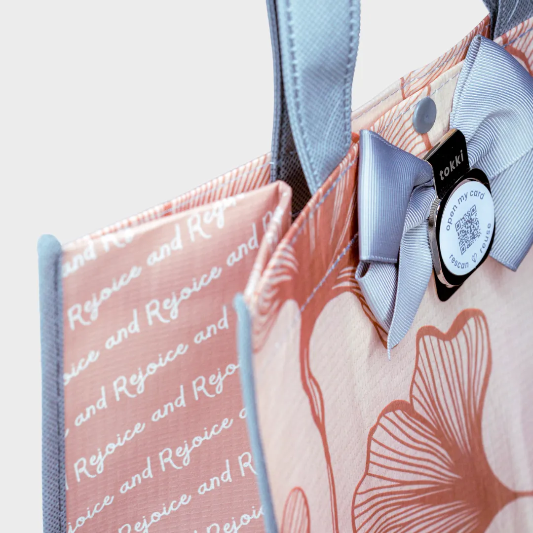 Fall | Large | Reusable Gift Bag   QR Greeting Card