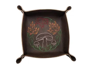 Fall mushroom dice tray.