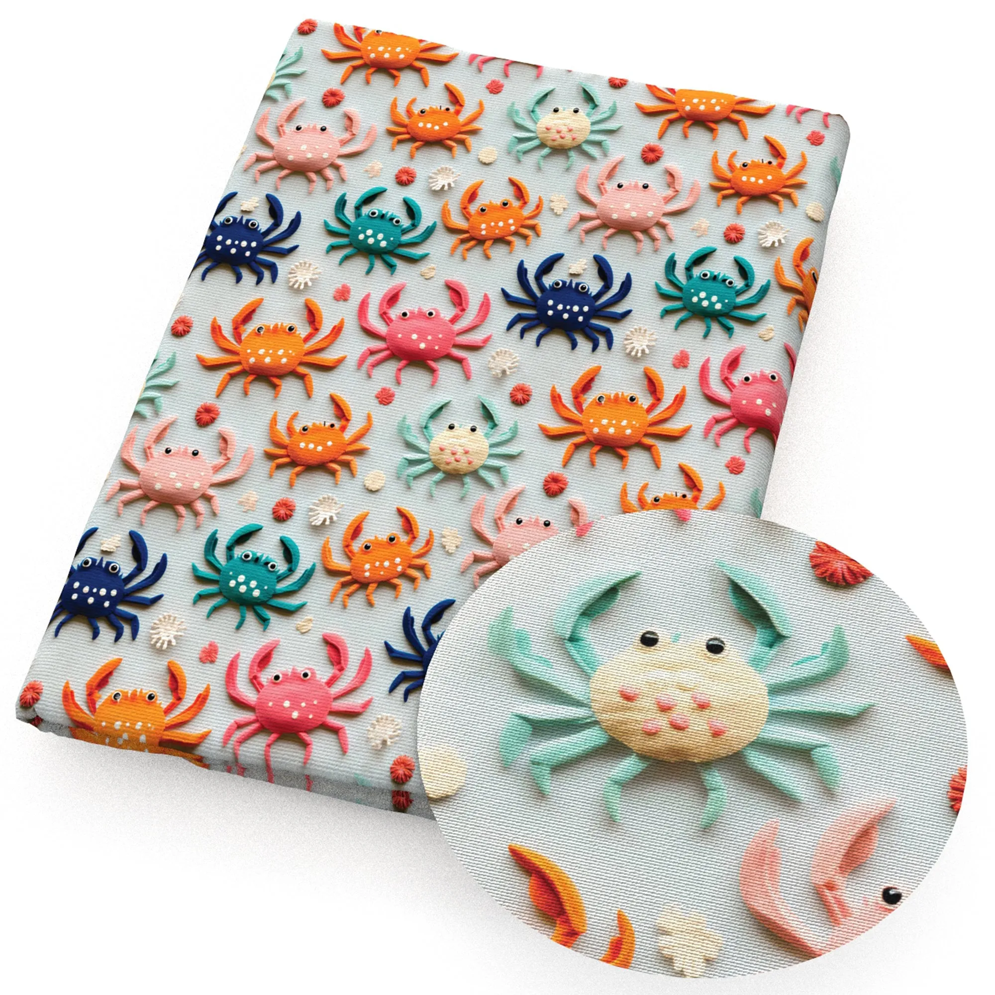 faux embroidery fabric