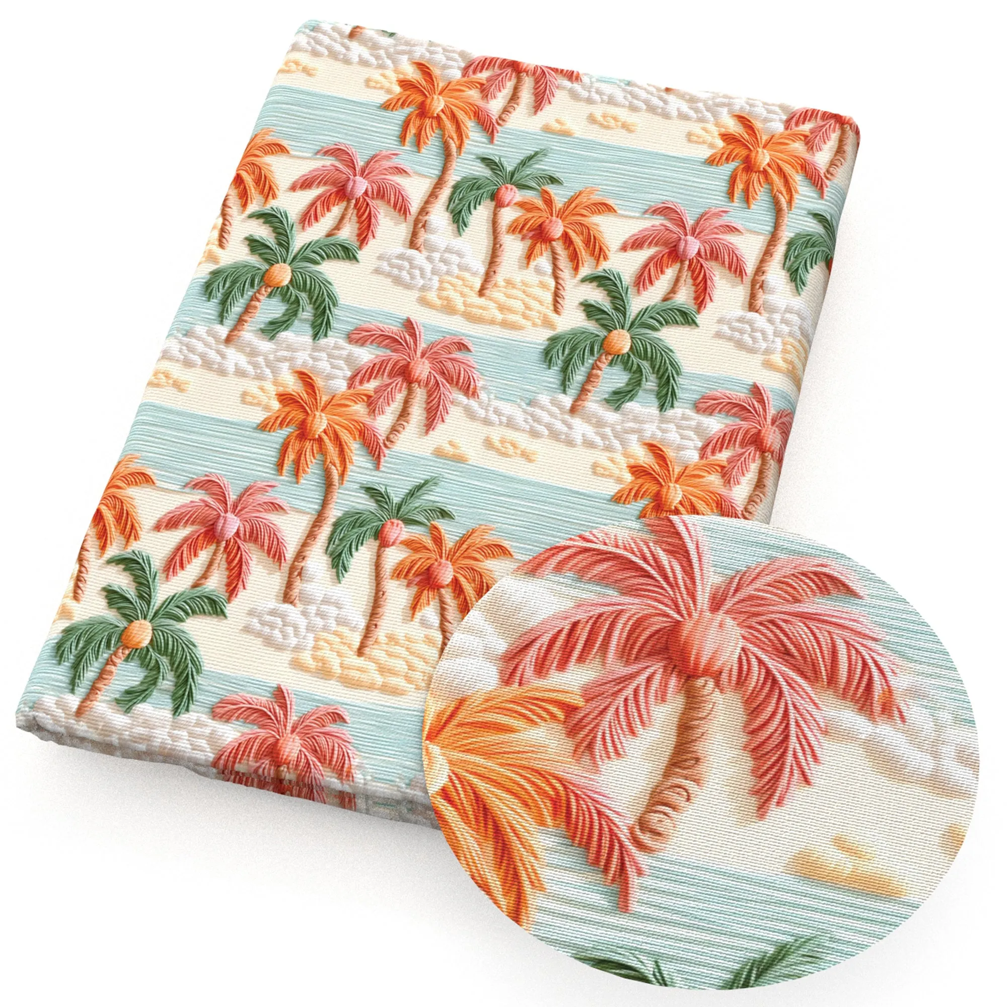 faux embroidery fabric