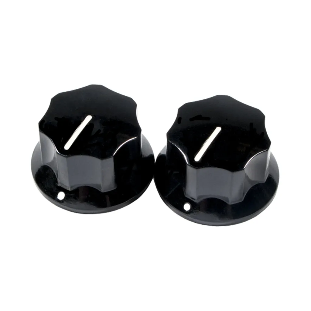 Fender 2 Pure Vintage 1965 Jaguar Skirted Knobs in Black