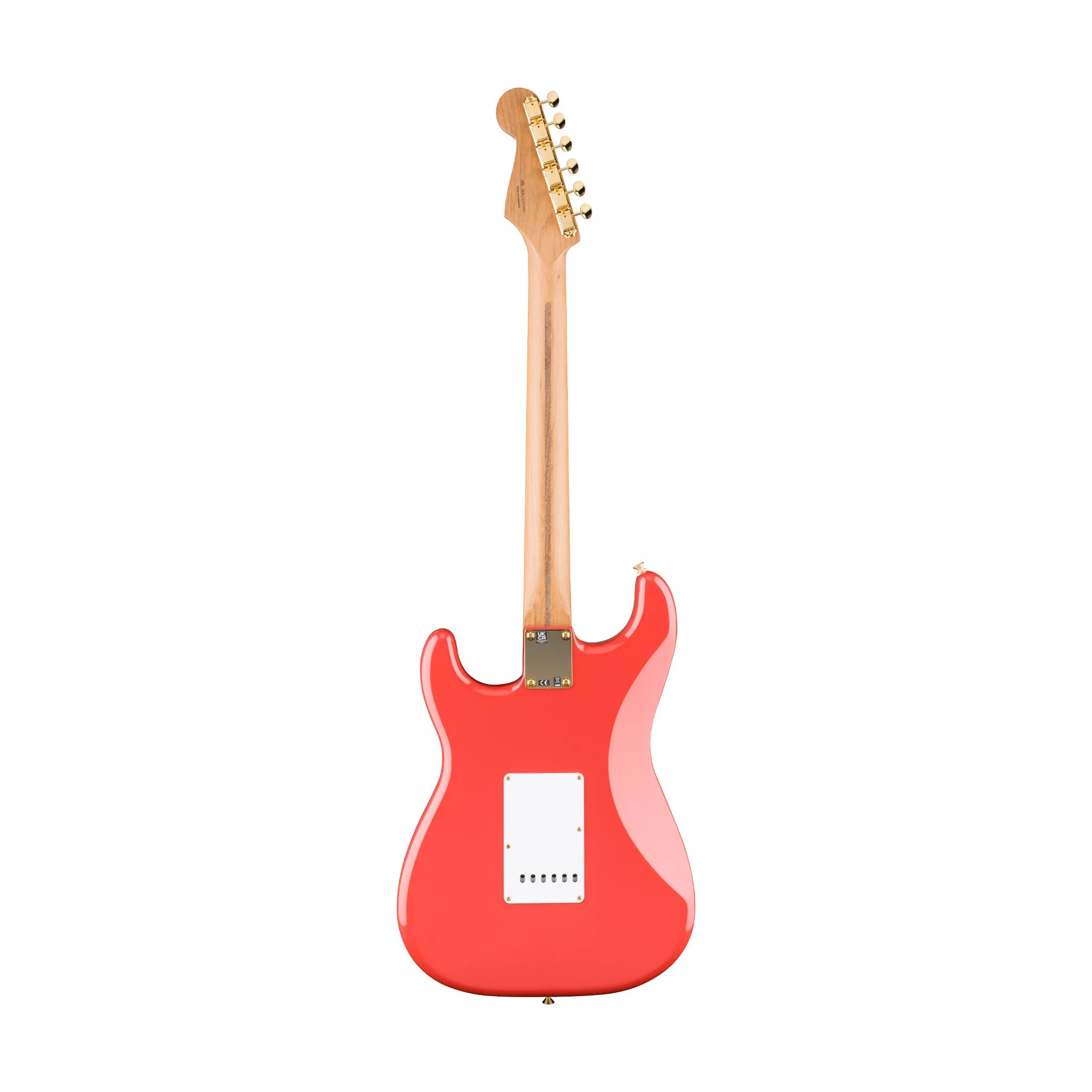 Fender FSR Vintera II 50s Stratocaster Electric Guitar, Maple FB, Fiesta Red w/GHW