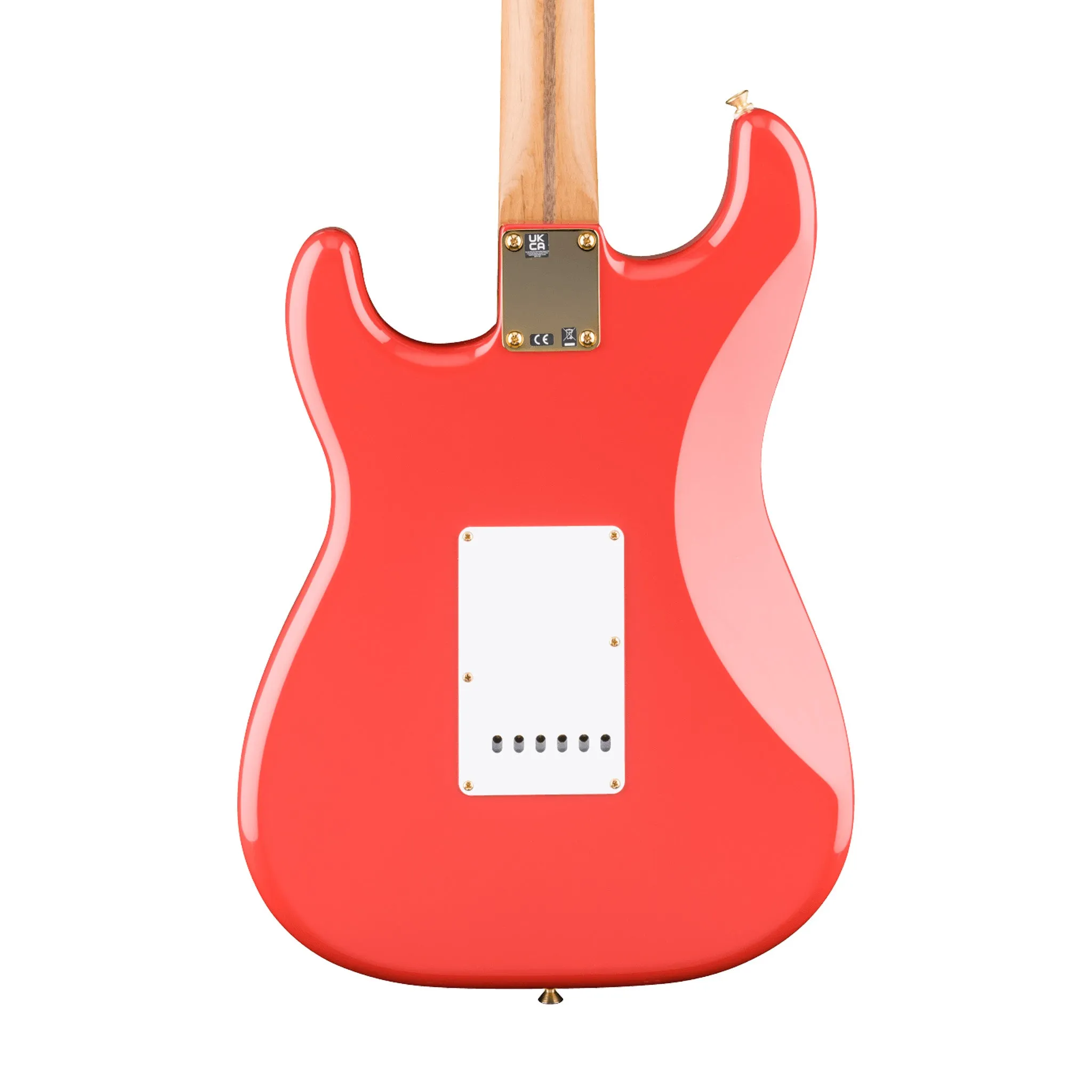 Fender FSR Vintera II 50s Stratocaster Electric Guitar, Maple FB, Fiesta Red w/GHW
