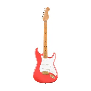 Fender FSR Vintera II 50s Stratocaster Electric Guitar, Maple FB, Fiesta Red w/GHW
