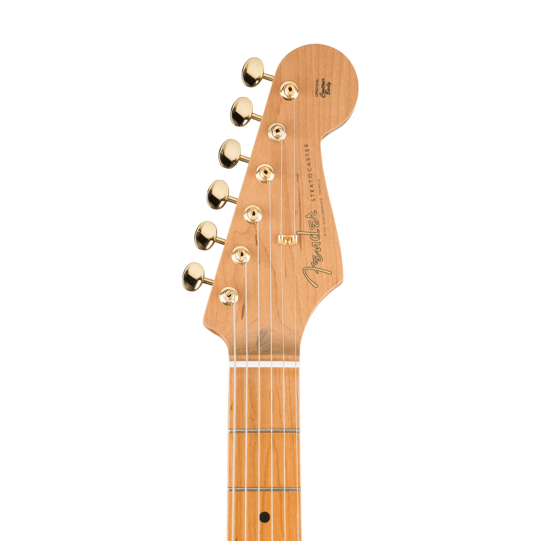 Fender FSR Vintera II 50s Stratocaster Electric Guitar, Maple FB, Fiesta Red w/GHW