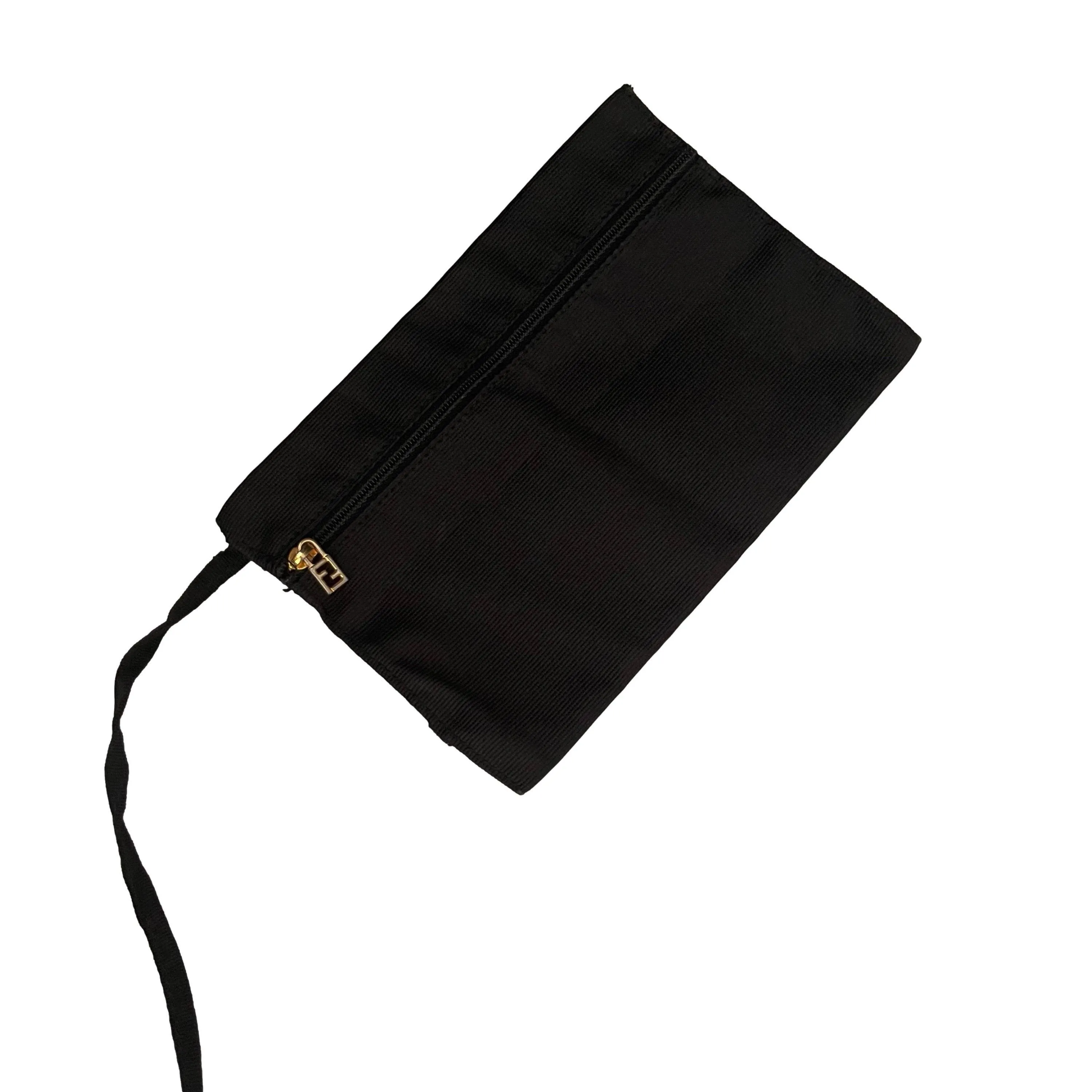 Fendi Black Logo Messenger Bag
