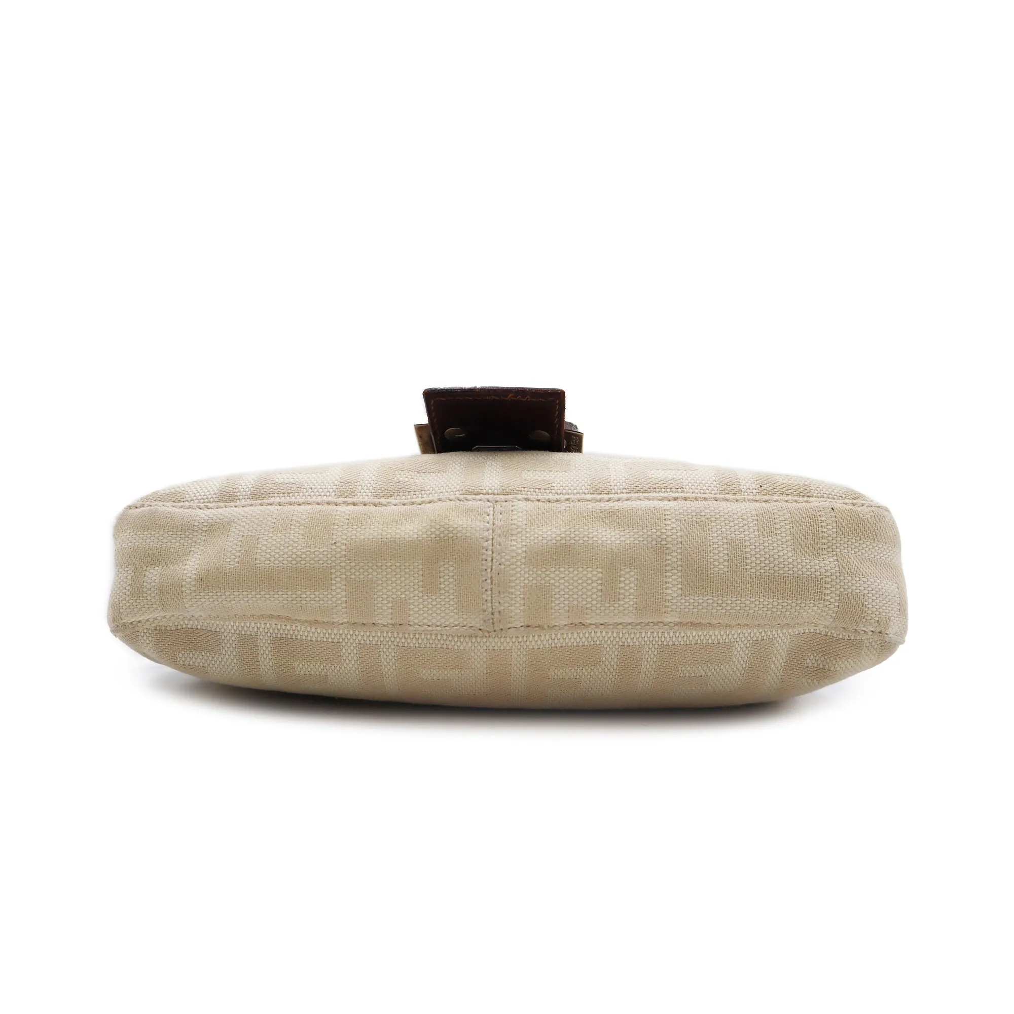Fendi Zucca Canvas Mama Baguette Shoulder Bag