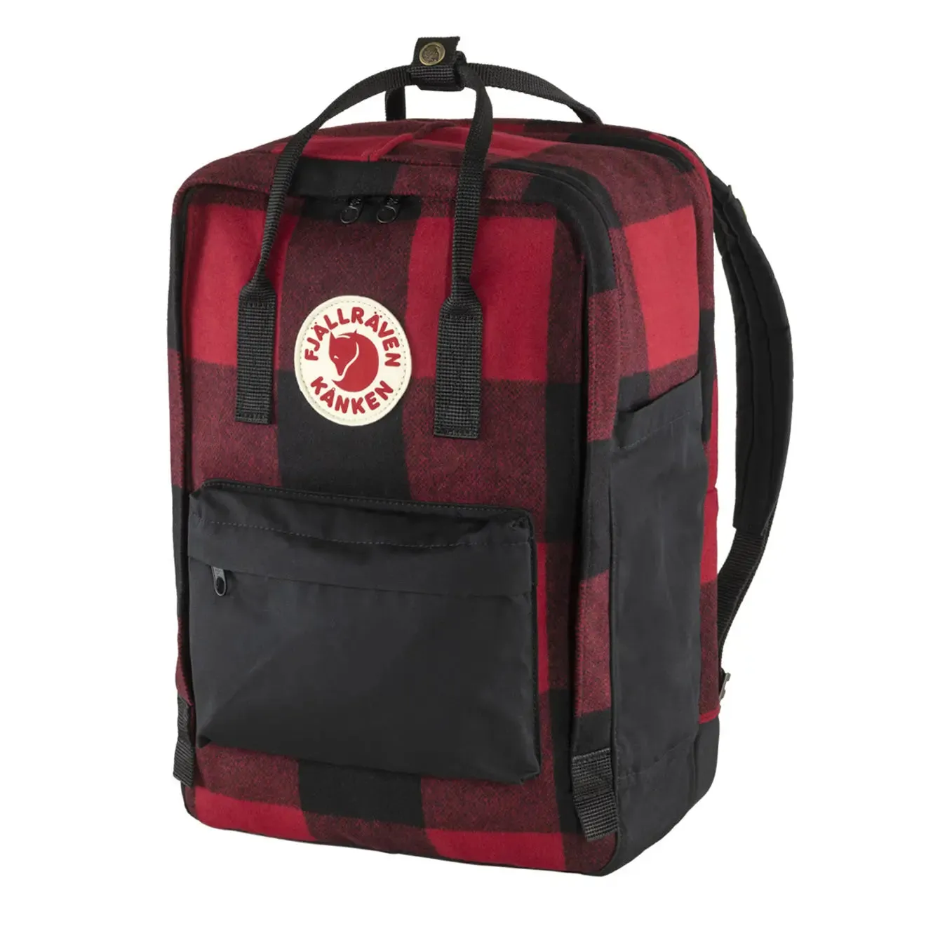 Fjallraven Kanken Re-Wool Laptop 15  Red / Black