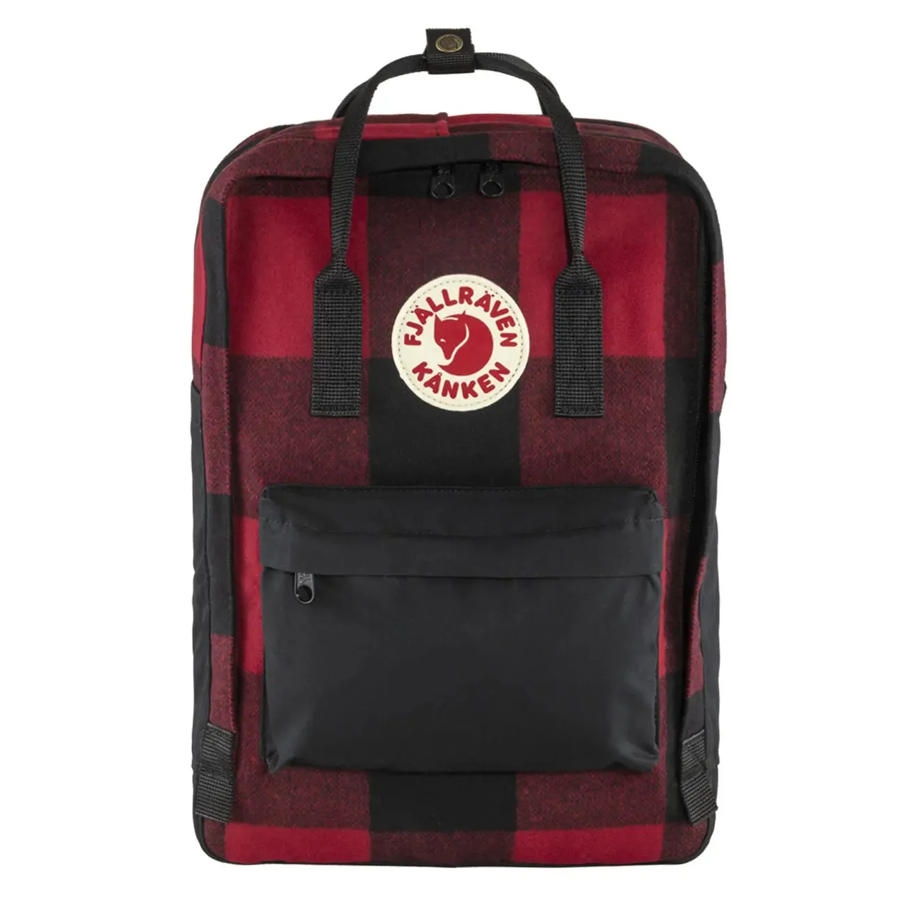 Fjallraven Kanken Re-Wool Laptop 15  Red / Black