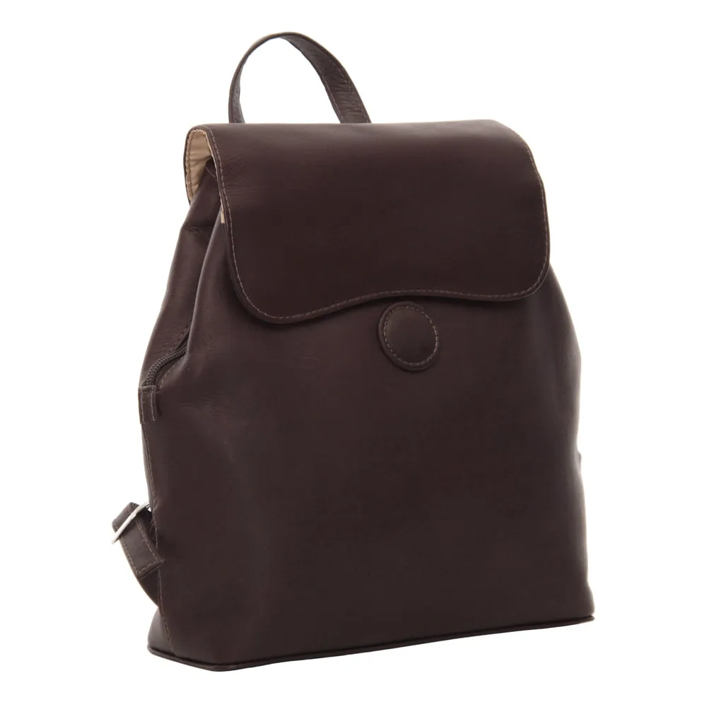 FLAP-OVER BUTTON BACKPACK