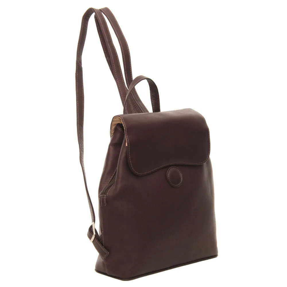 FLAP-OVER BUTTON BACKPACK