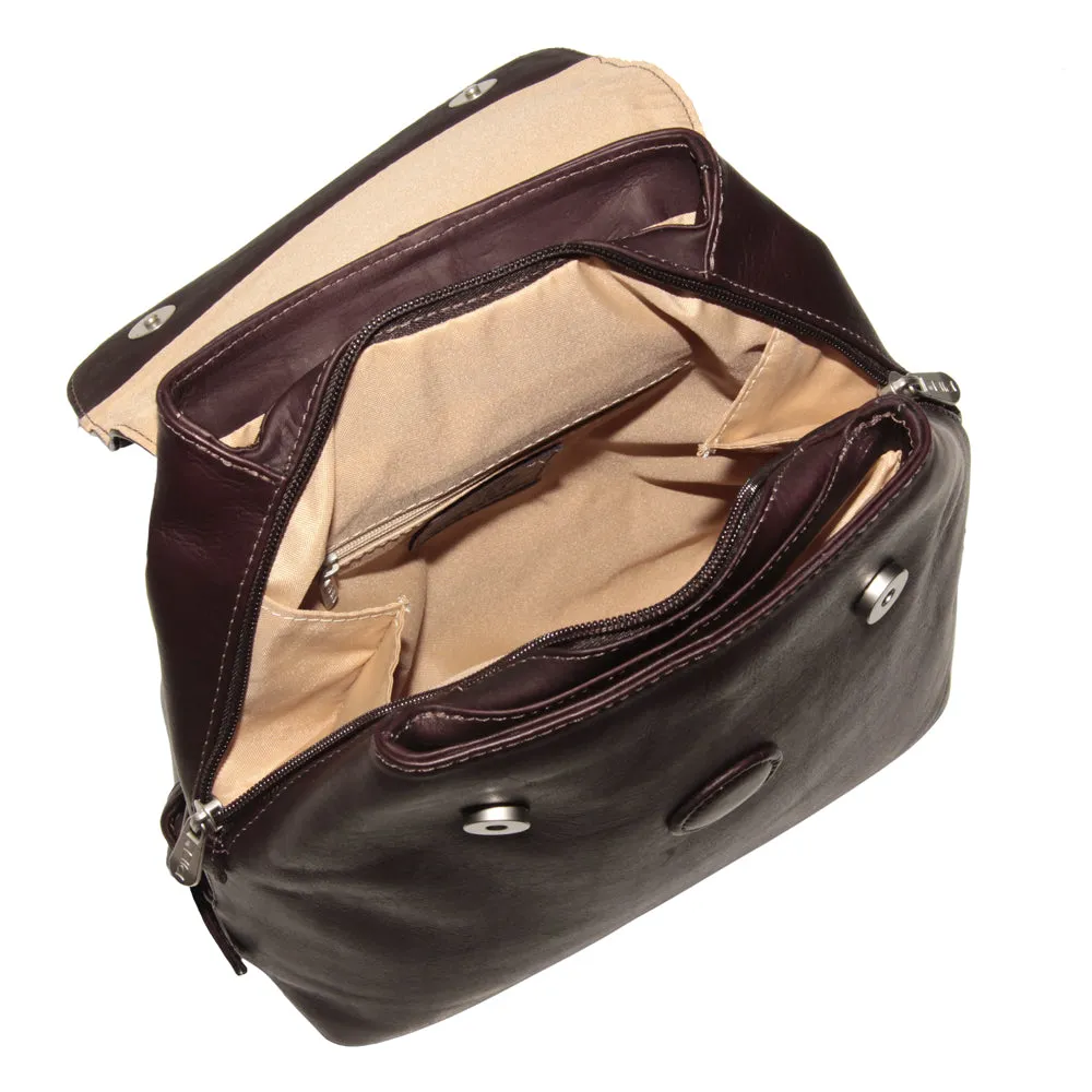 FLAP-OVER BUTTON BACKPACK