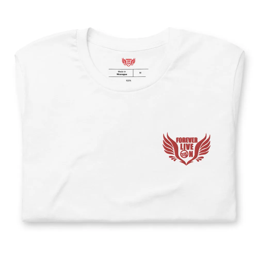 FLO Wings Embroidered T-shirt (Red Edition)