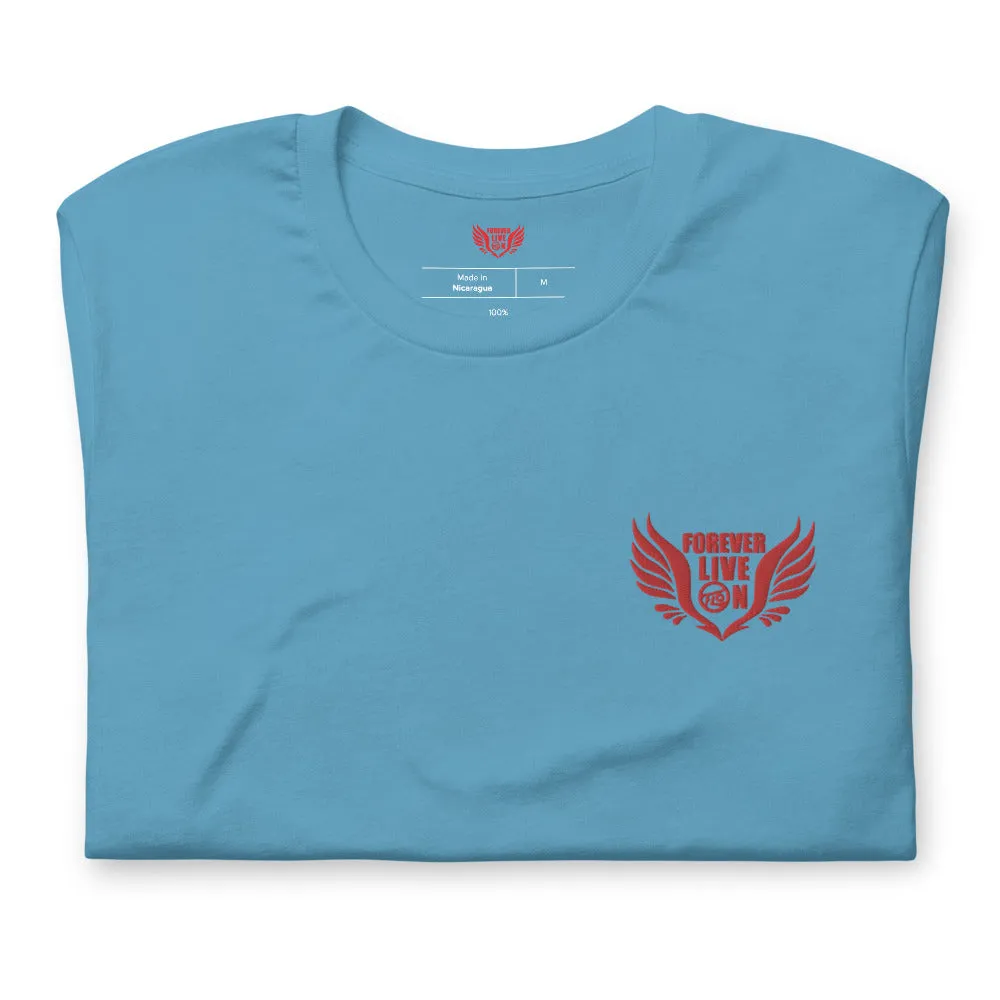 FLO Wings Embroidered T-shirt (Red Edition)