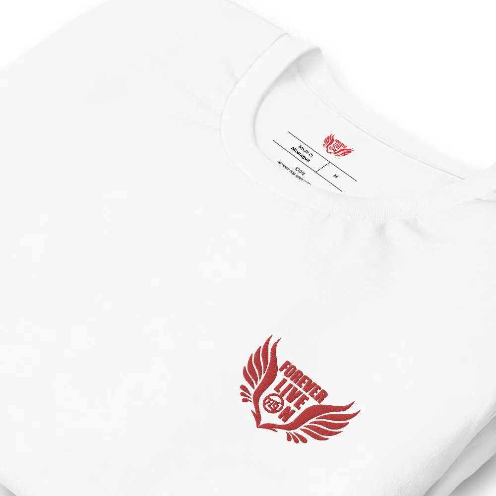 FLO Wings Embroidered T-shirt (Red Edition)