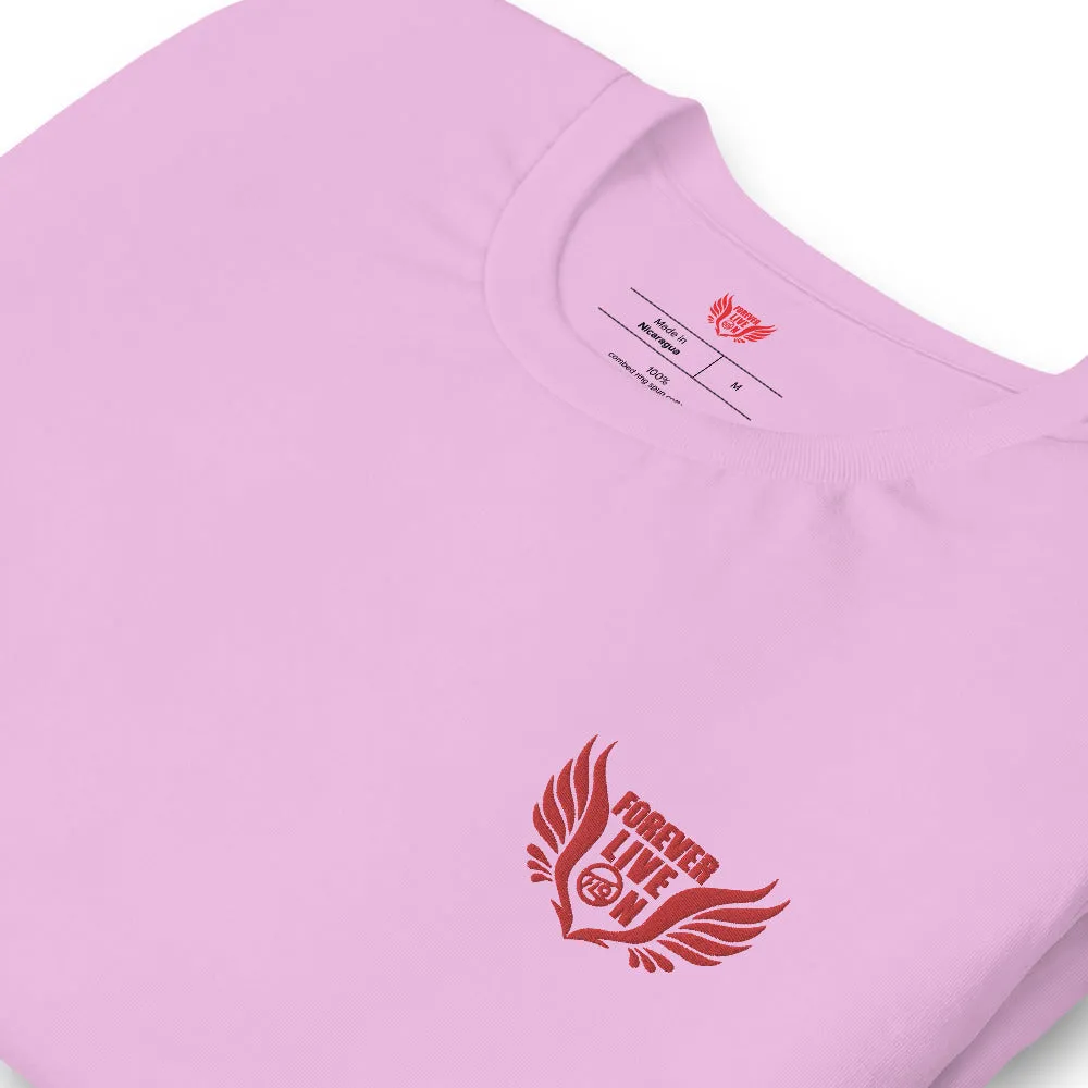 FLO Wings Embroidered T-shirt (Red Edition)